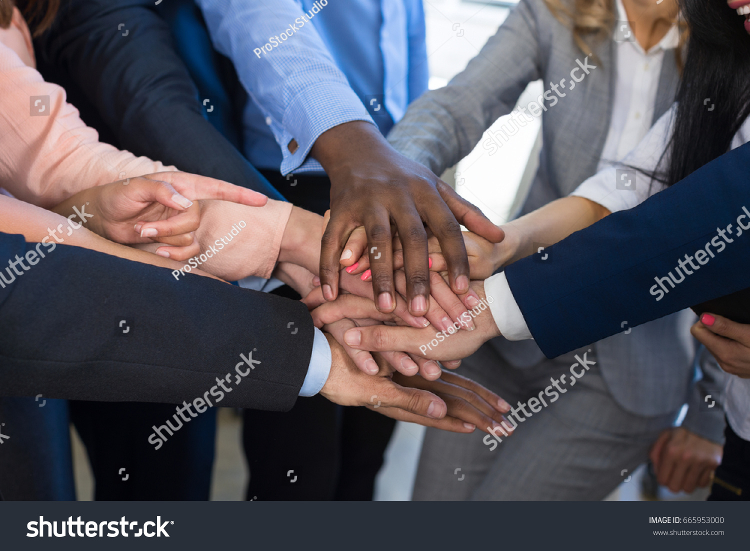 Stack Hands Teamwork Concept Business People Stock Photo (Edit Now ...