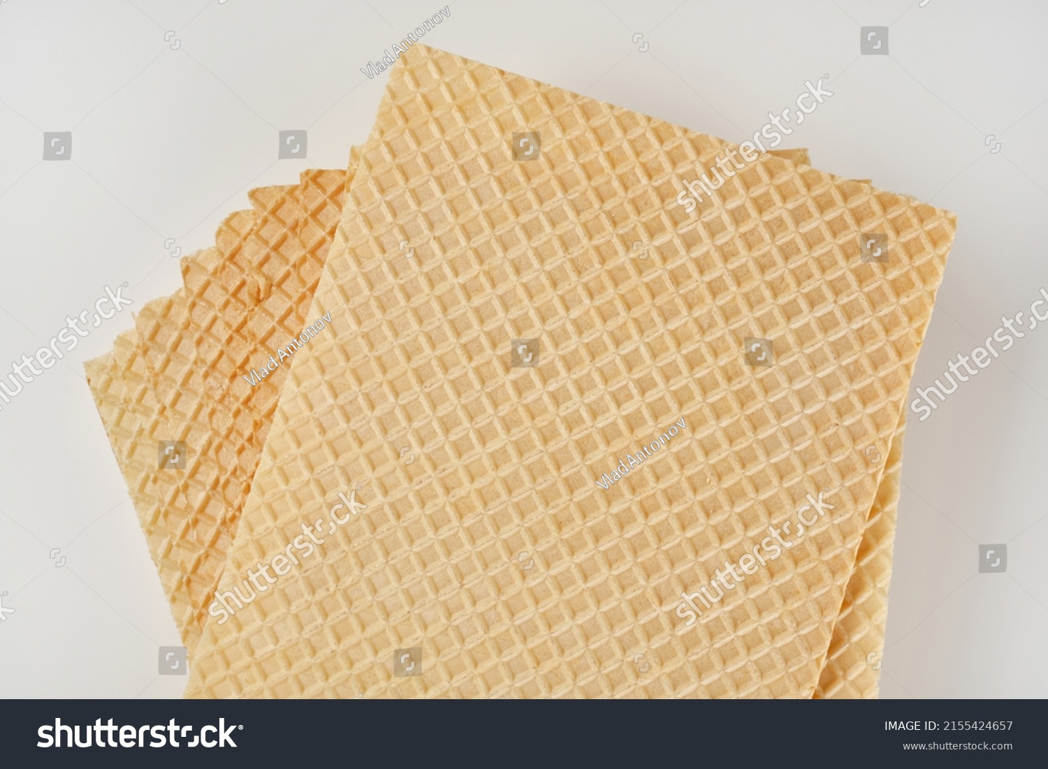 Stack Wafer Waffle Sheets Pattern Wafle Stock Photo 2155424657 ...