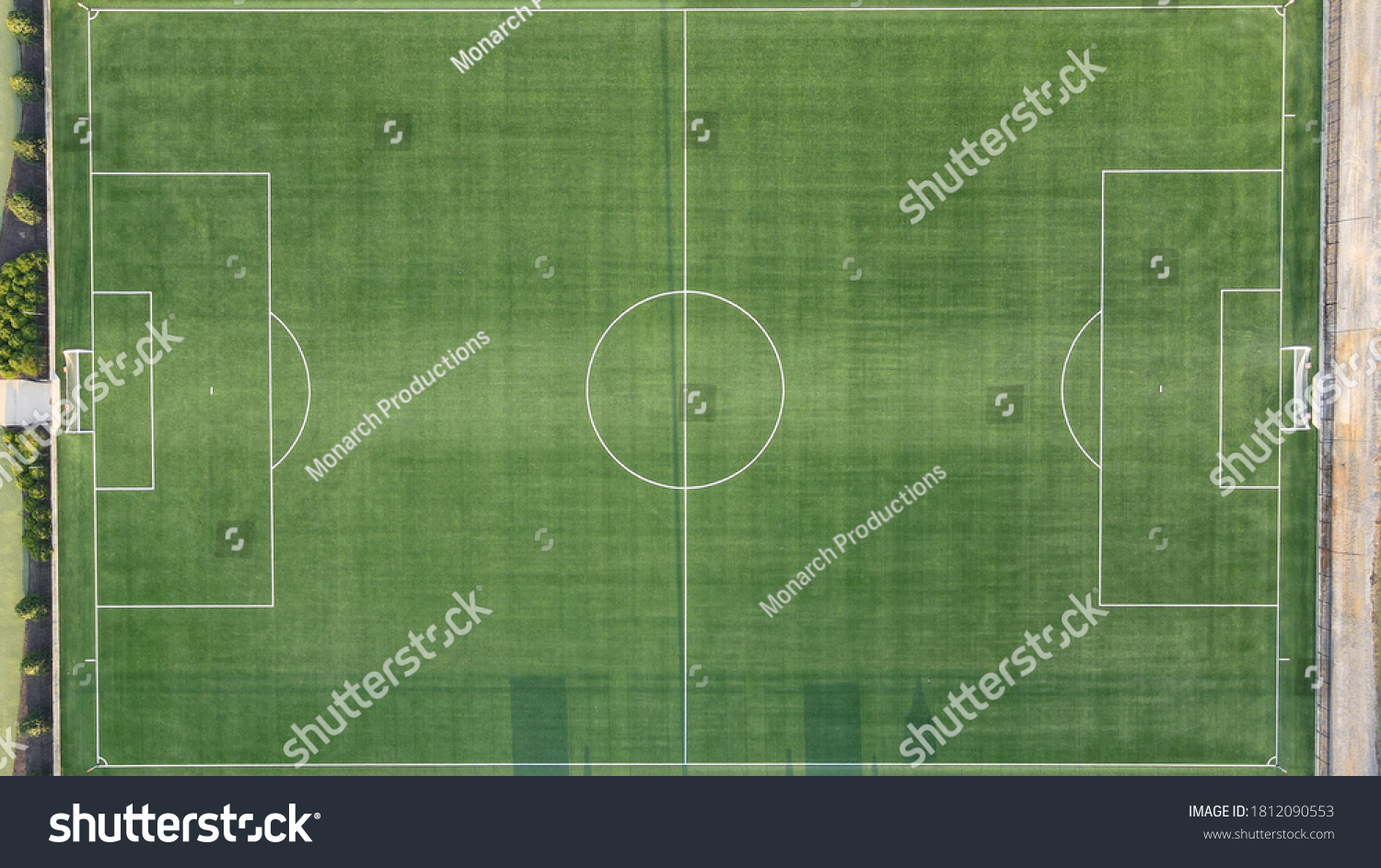 Stadium Size Turf Soccer Field Stock Photo 1812090553 | Shutterstock