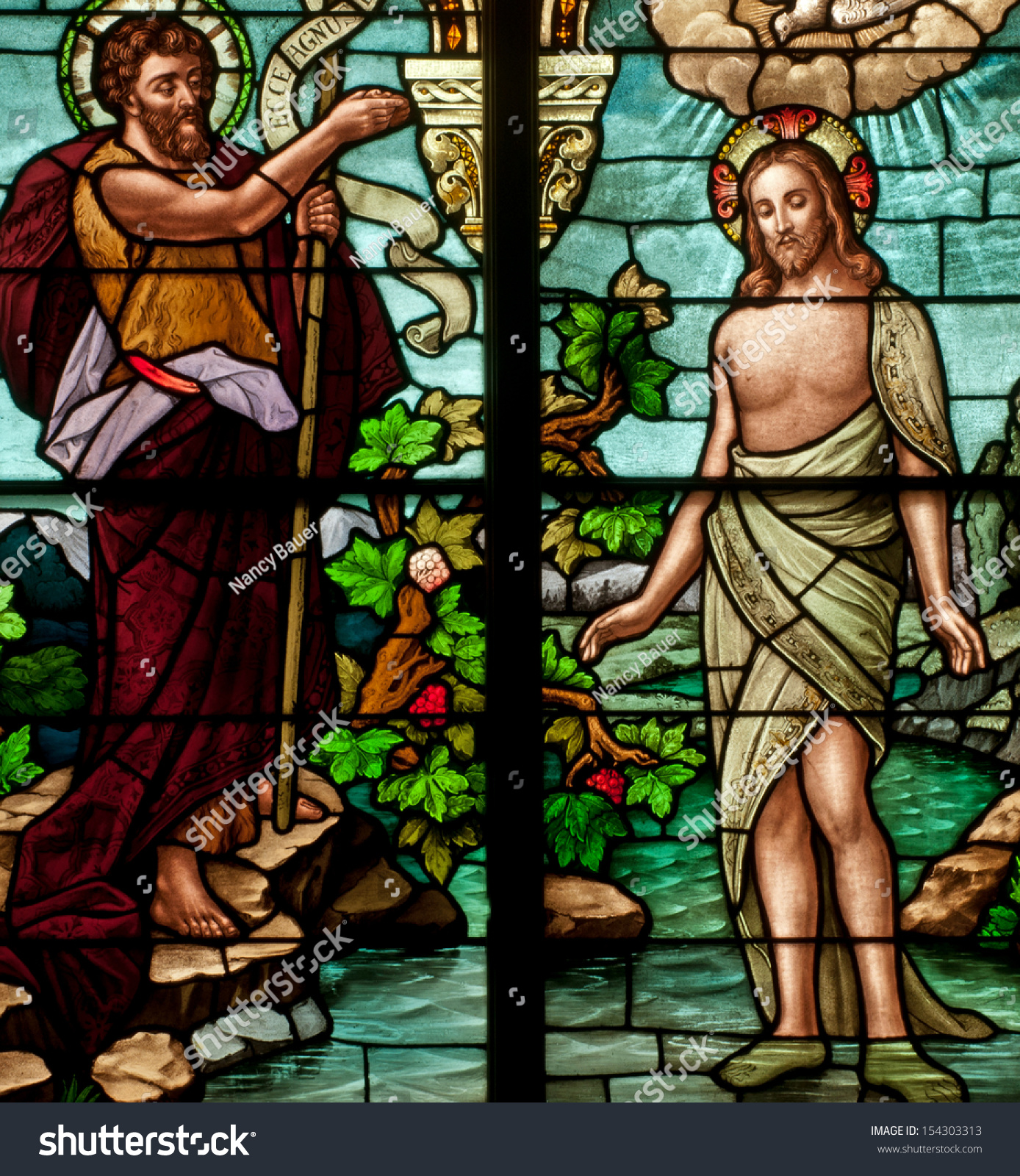 Saint John The Baptist Baptizing Jesus In The Jordan - vrogue.co