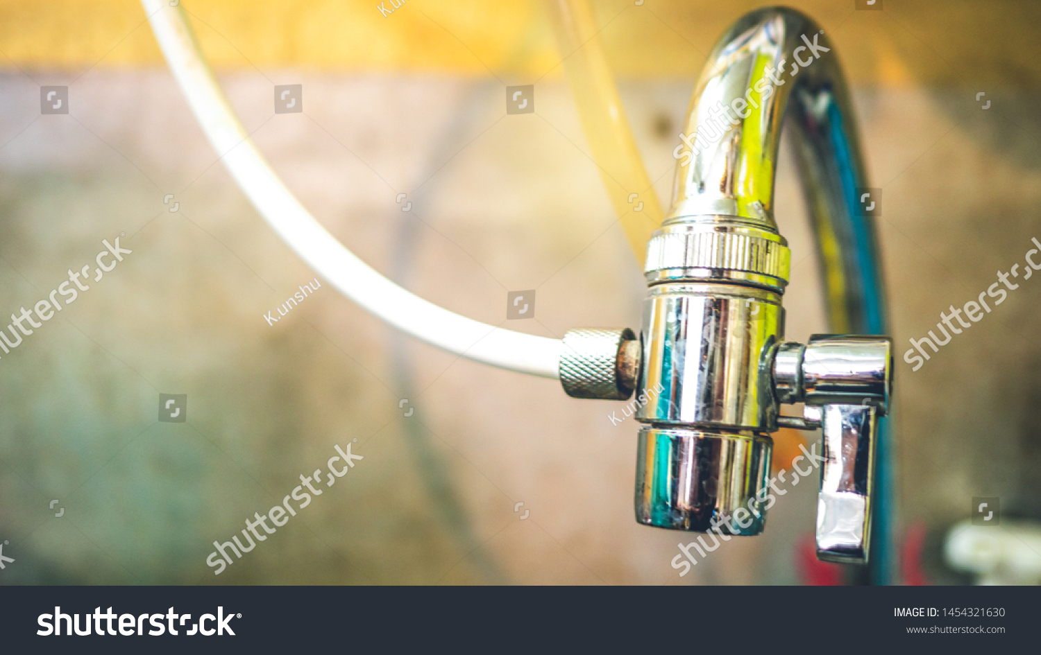 Stainless Steel Faucet There White Pipe Stock Photo Edit Now