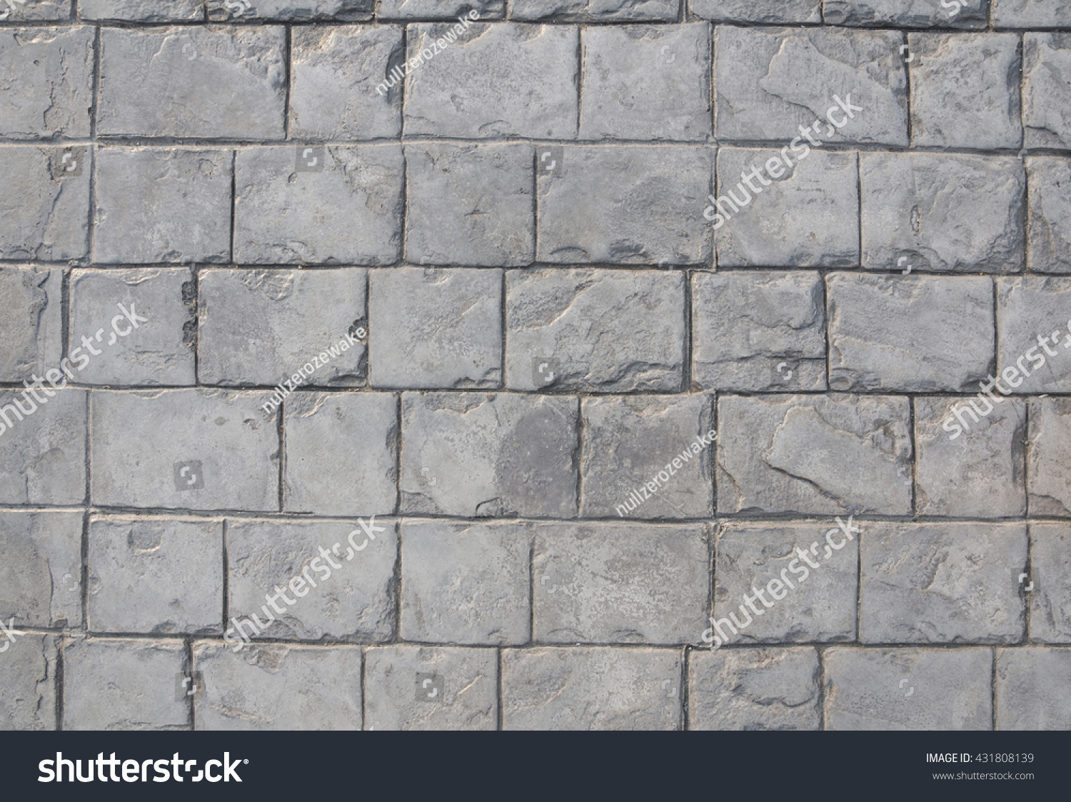 Stamped Concrete Flooring Texture Background Design Stock Photo ...