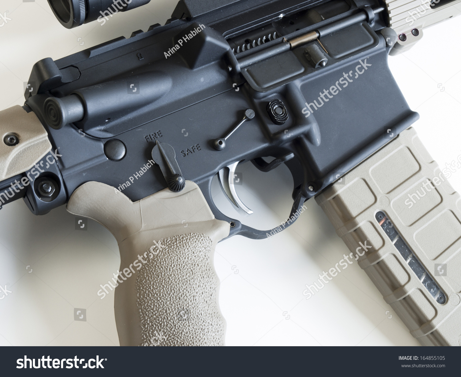 Standard Us Army Ar15 Assault Rifle Stock Photo 164855105 - Shutterstock