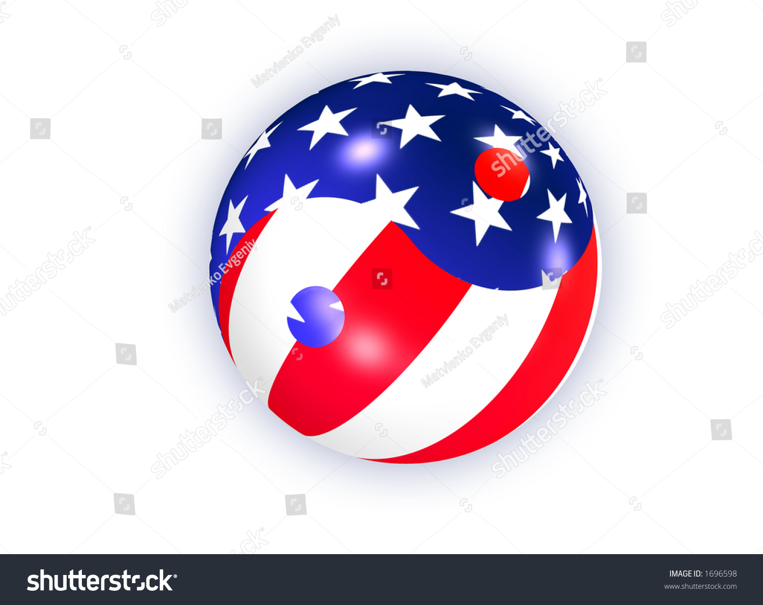 Starsnstripes Sign Stock Illustration