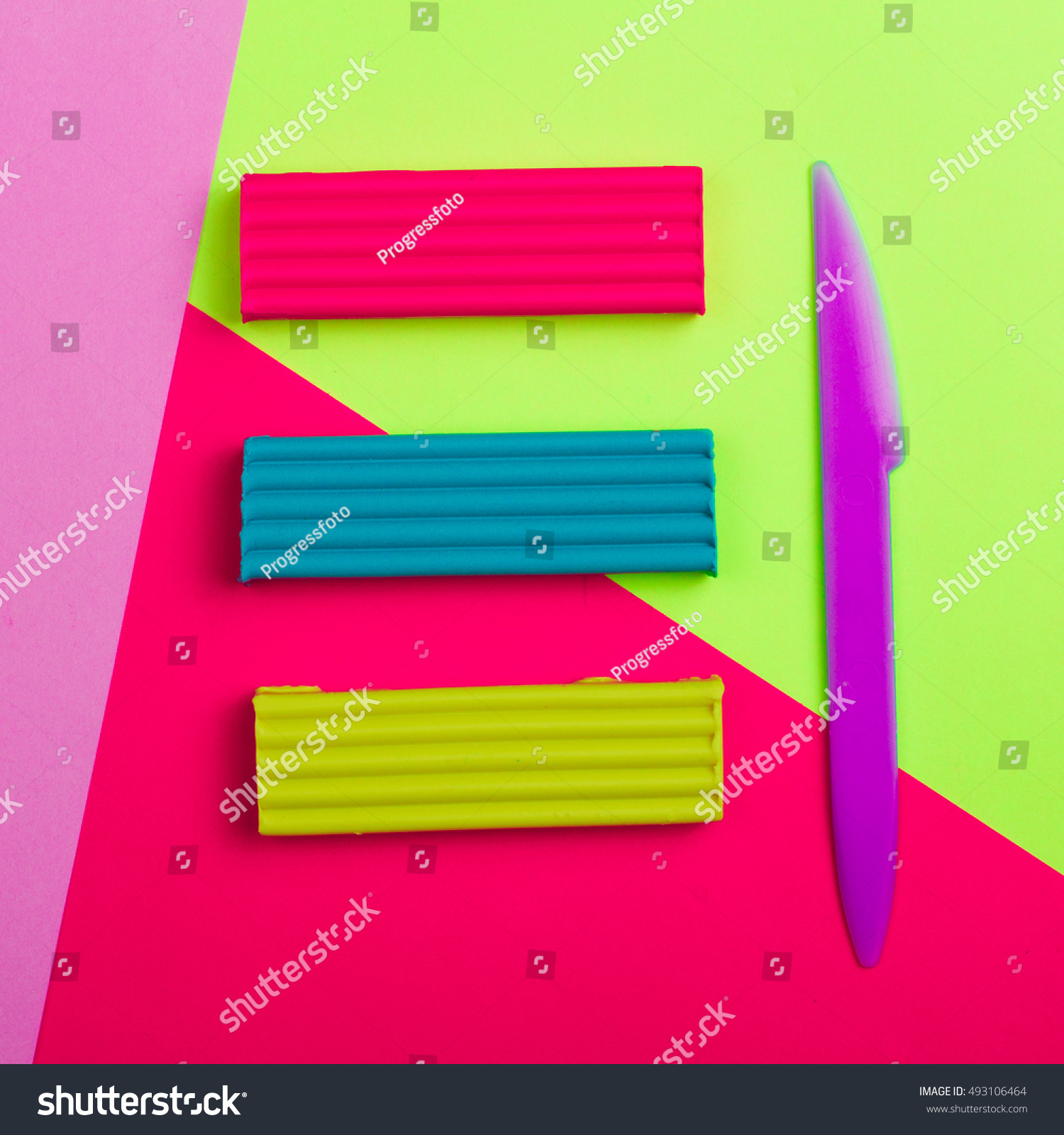 Stationery On Abstract Background Stock Photo 493106464 - Shutterstock