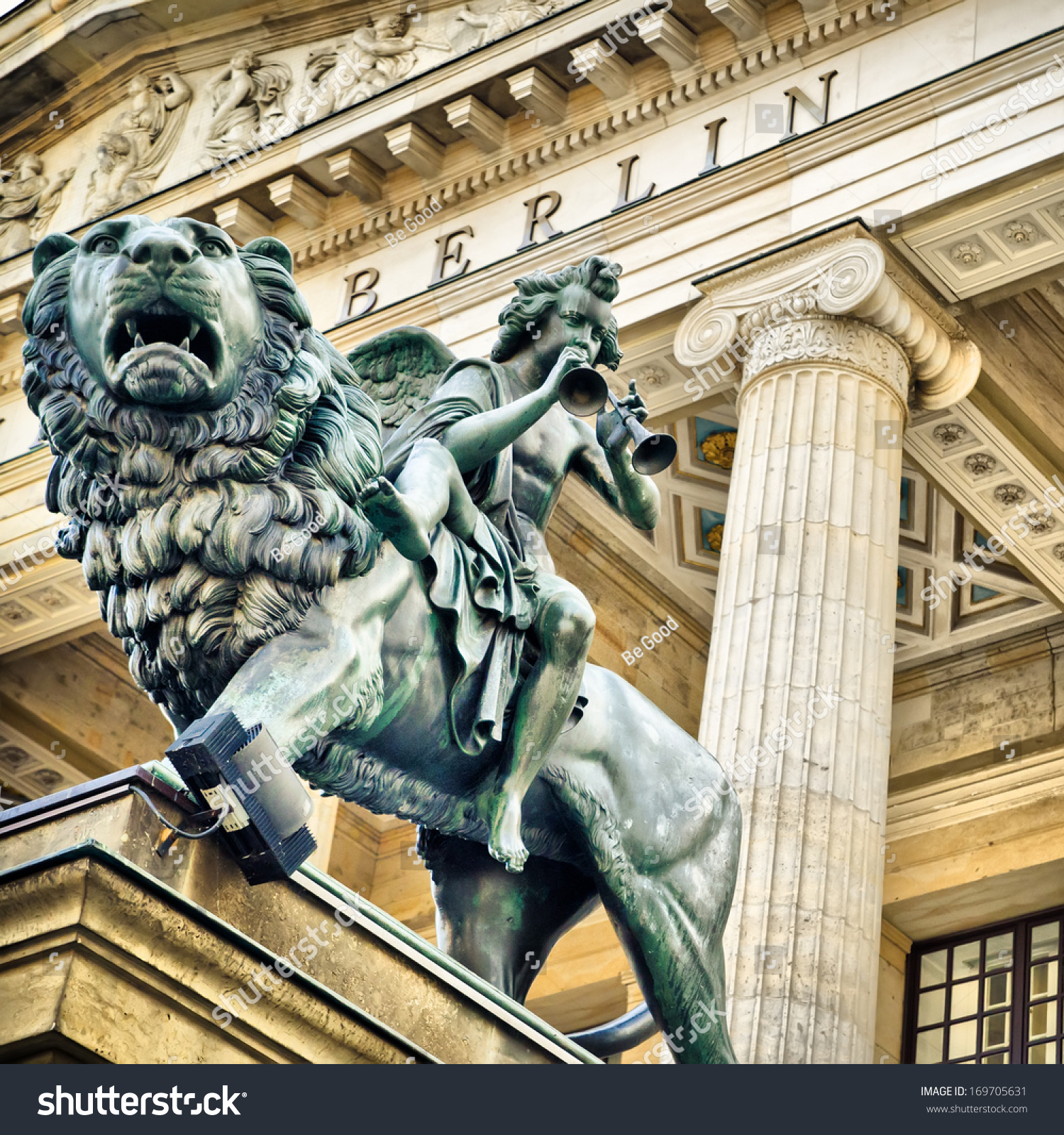 Statue In Historical Center Of Berlin Stock Photo 169705631 : Shutterstock