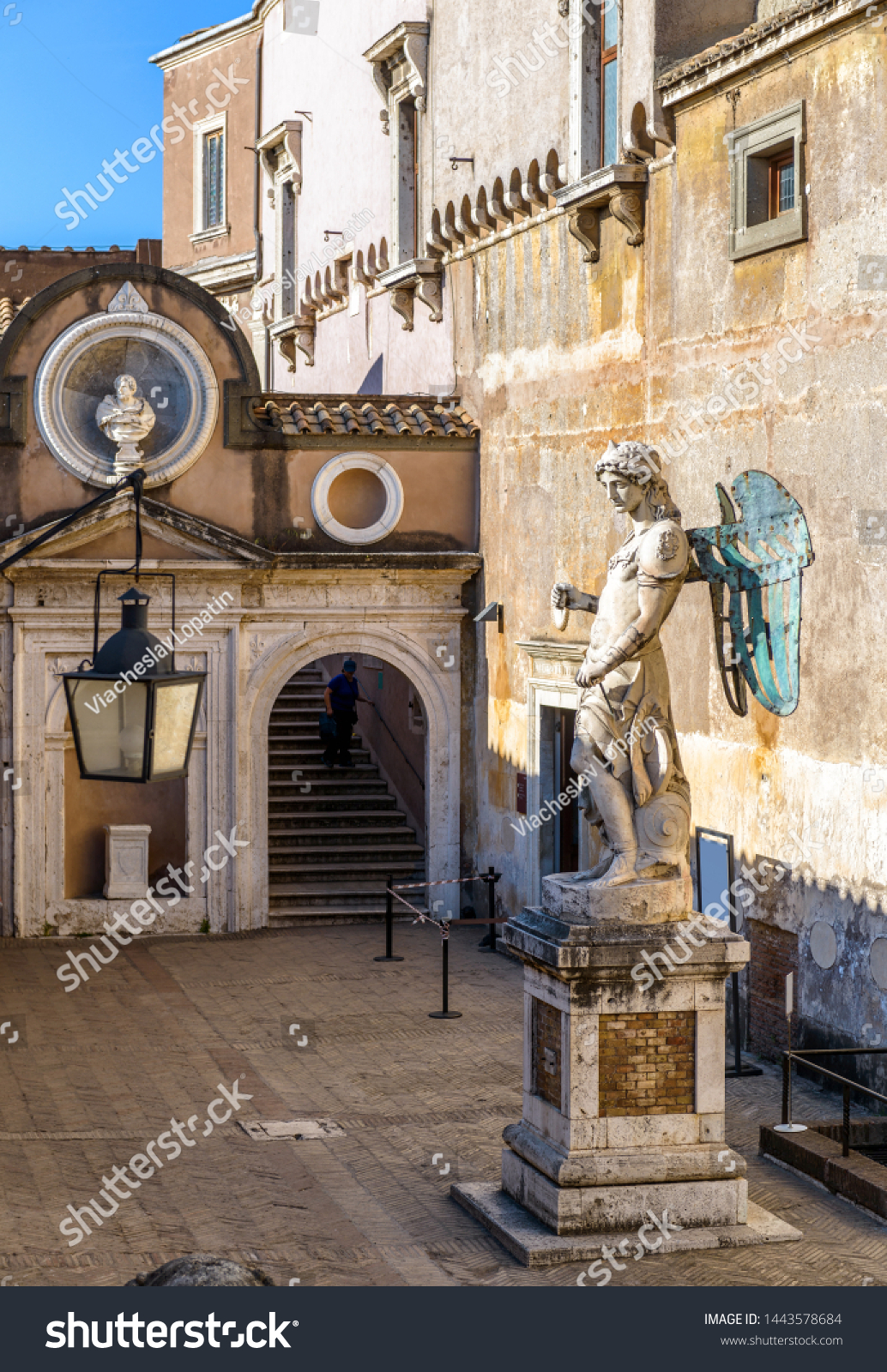 Statue Archangel Michael Castel Santangelo Rome Stock Photo Edit Now