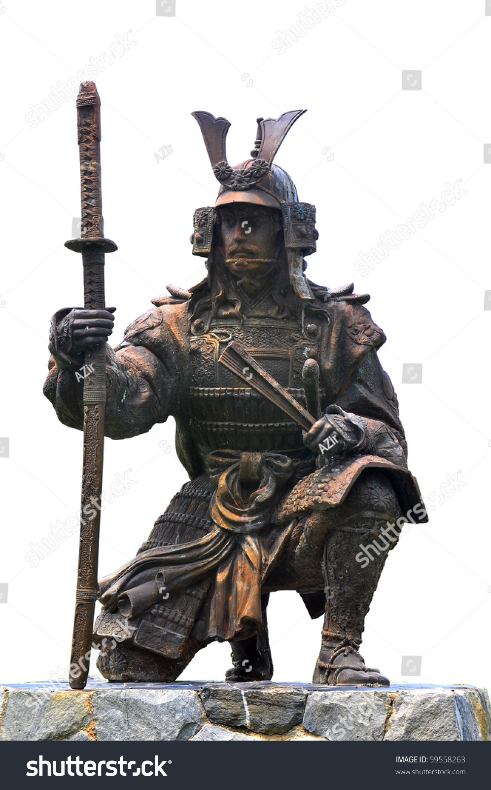 Statue Chinese Warrior Stock Photo 59558263 - Shutterstock