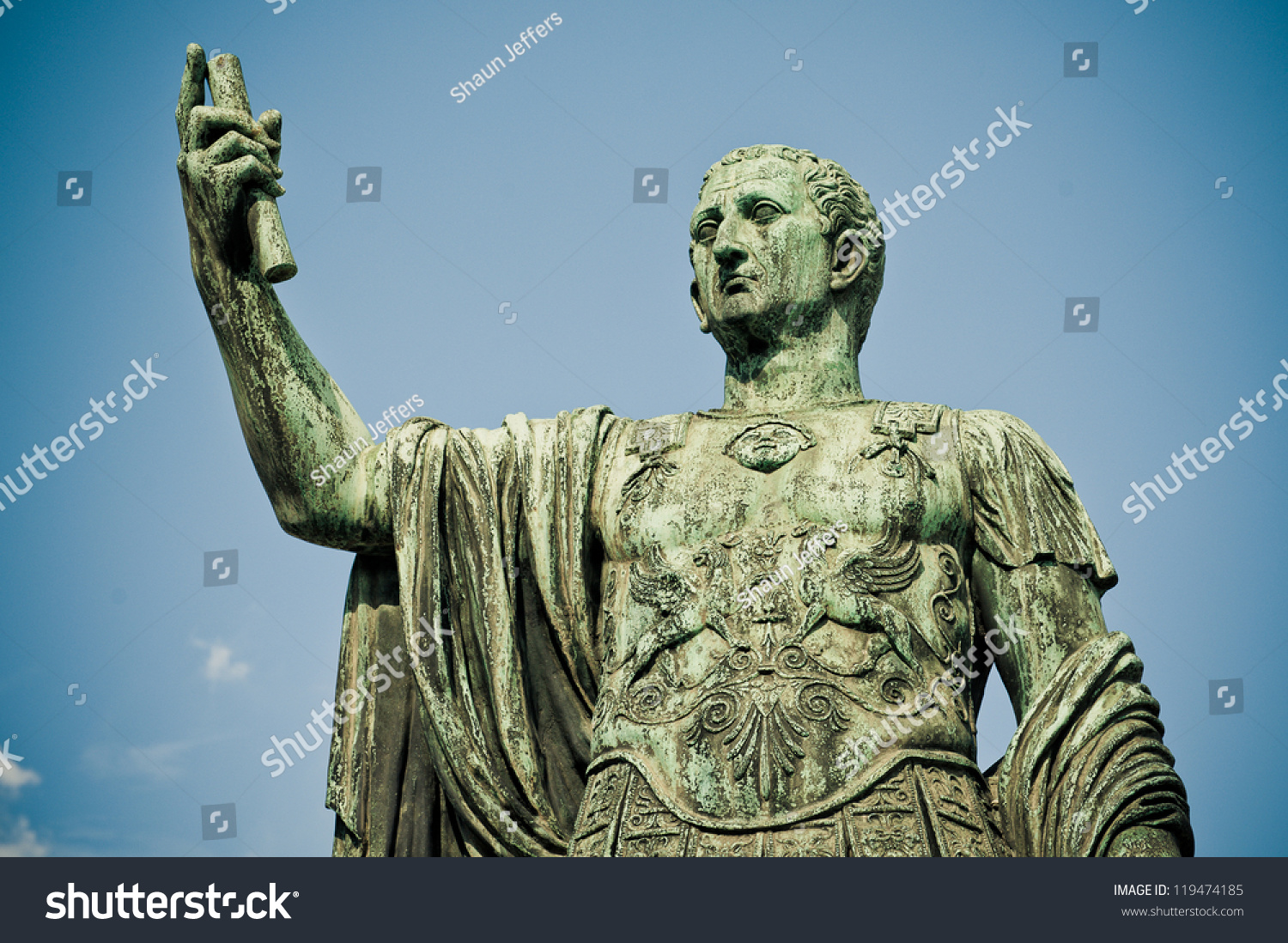 Statue Gaius Julius Caesar Rome Italy Stock Photo 119474185 - Shutterstock