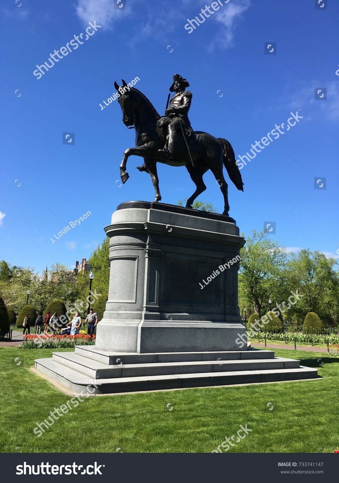 Statue George Washington Americas First President Stock Photo (Edit Now ...