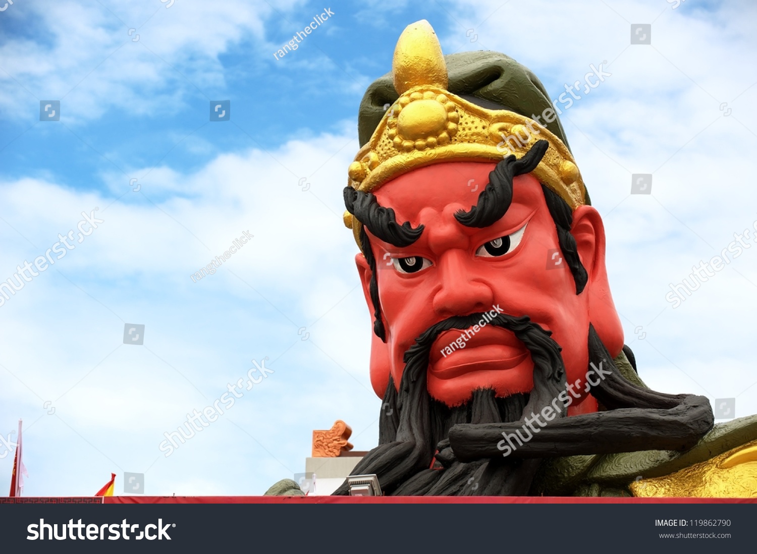 Statue Guan Yu Guan Yu Samui Stock Photo 119862790 - Shutterstock