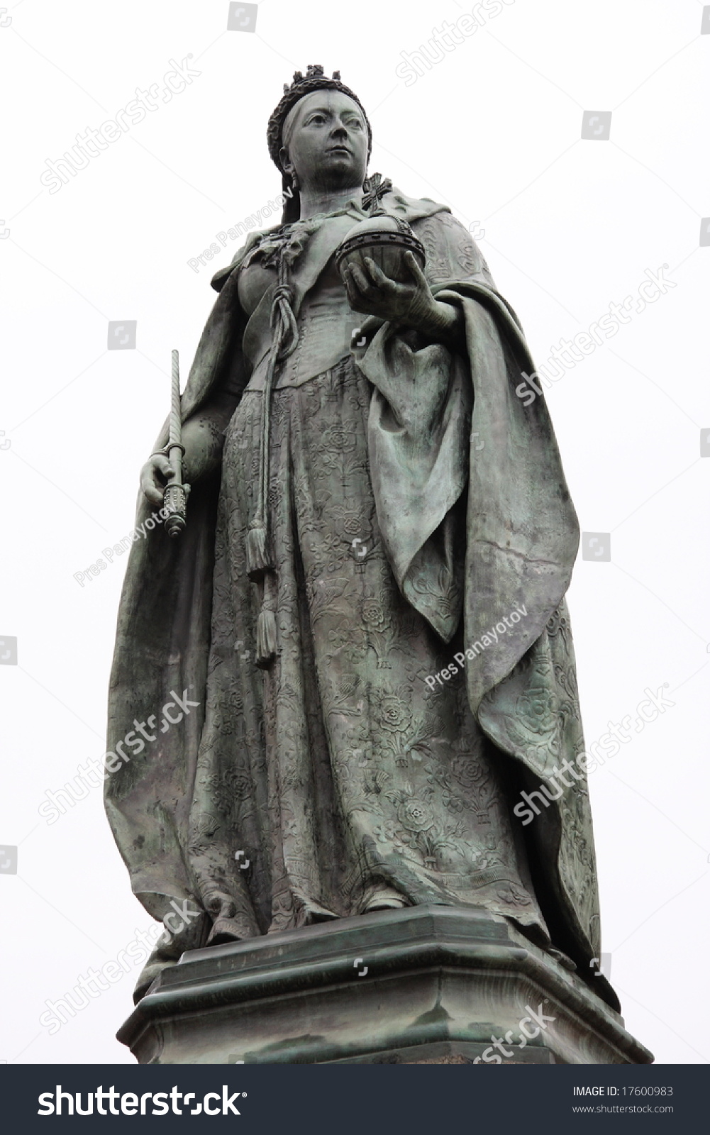 Statue Of Queen Victoria In Birmingham, England Stock Photo 17600983 ...