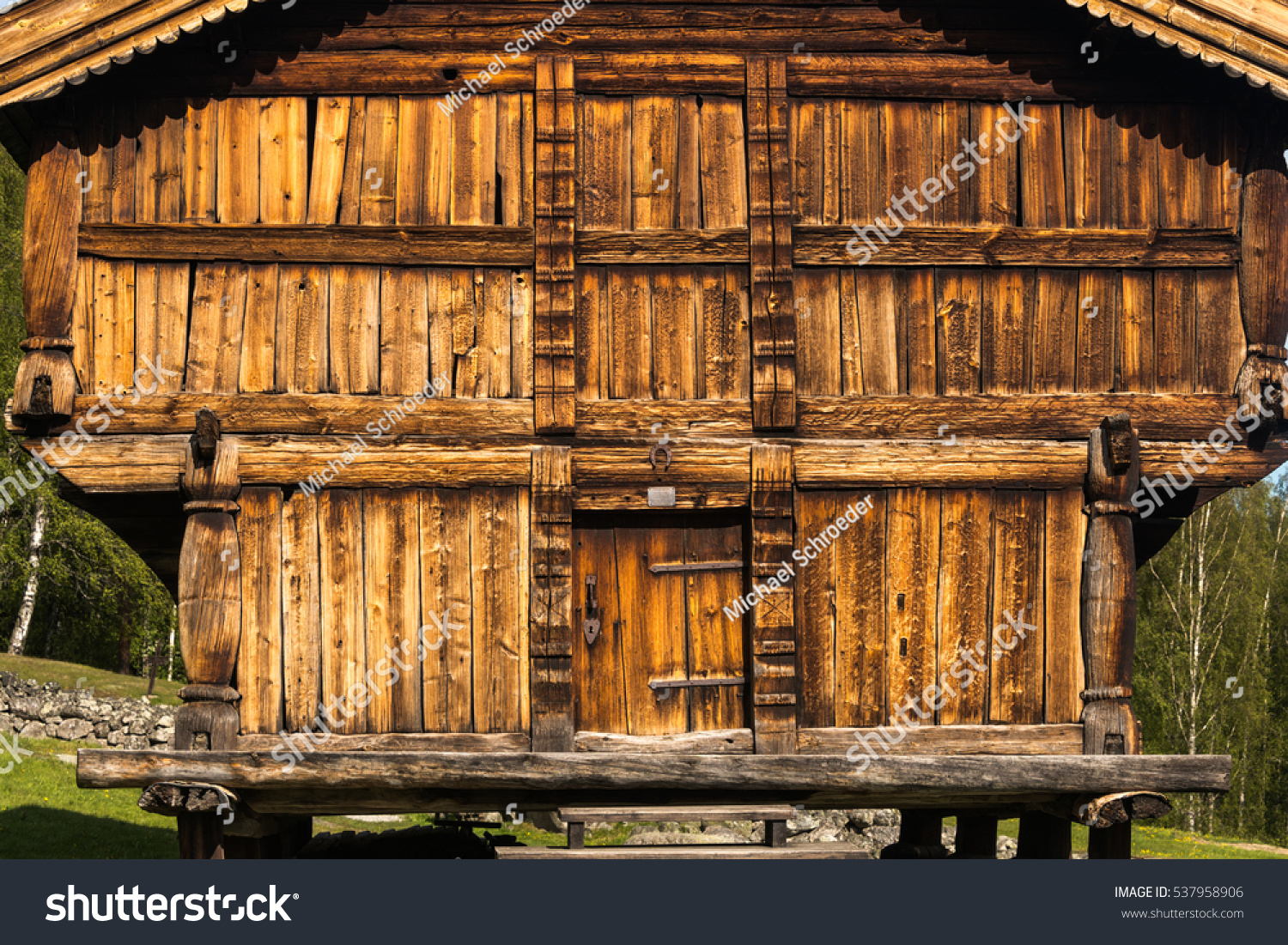 Stave Church Uvdal Storage Building Stock Photo Edit Now 537958906