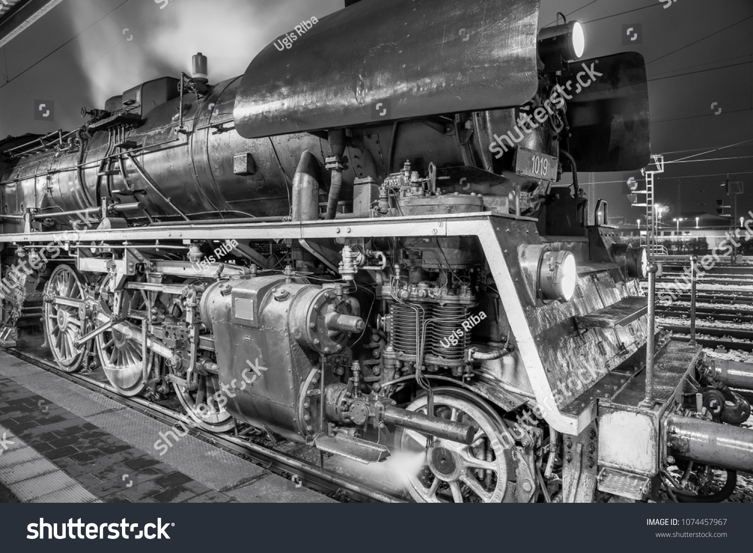 Steam Locomotive Cottbus Germany Industrial Revolution Stock Photo