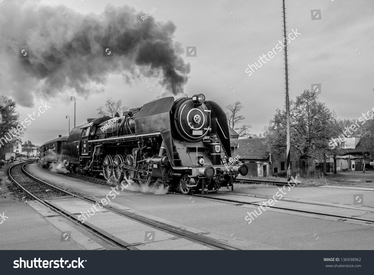 Steam Train Stock Photo 136938962 : Shutterstock