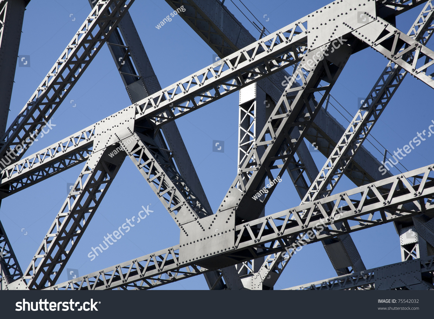 Steel Structure Stock Photo 75542032 : Shutterstock