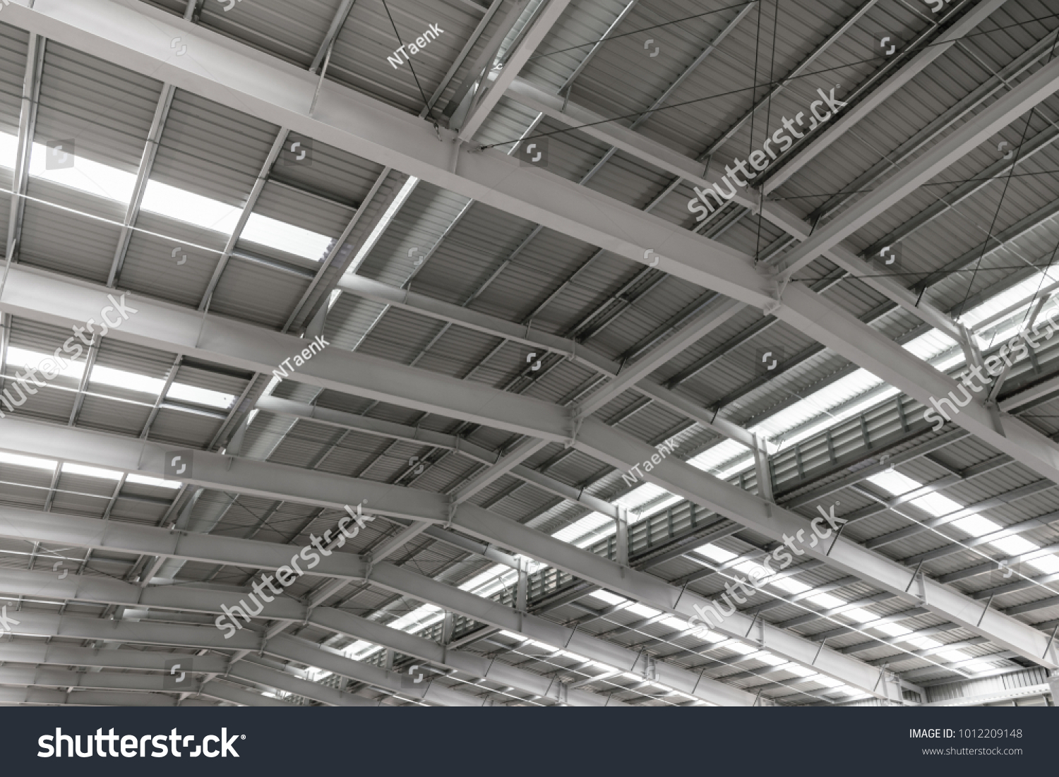 Steel Structure Roof Frame Metal Sheet Stock Photo Edit Now