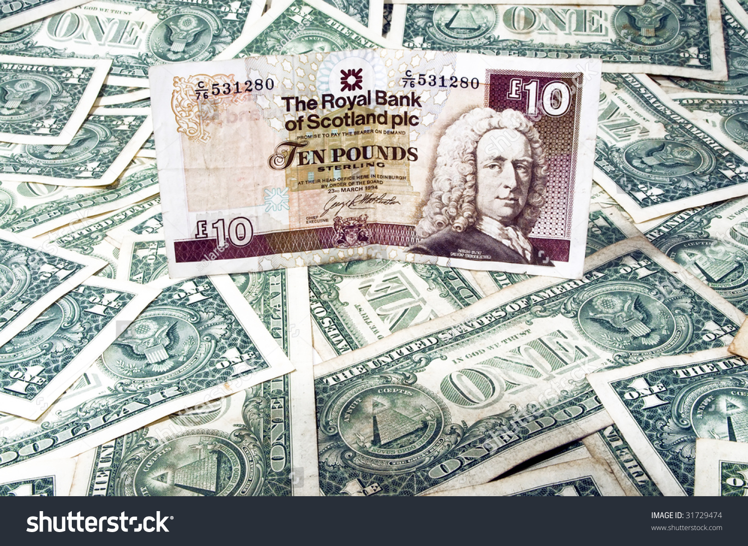 Sterling Pound Dollars Stock Photo 31729474 - Shutterstock