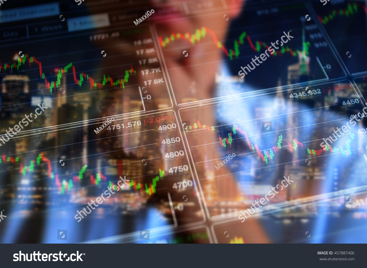 Stock Market Trading Floor Trader Broker Stock Photo Edit Now