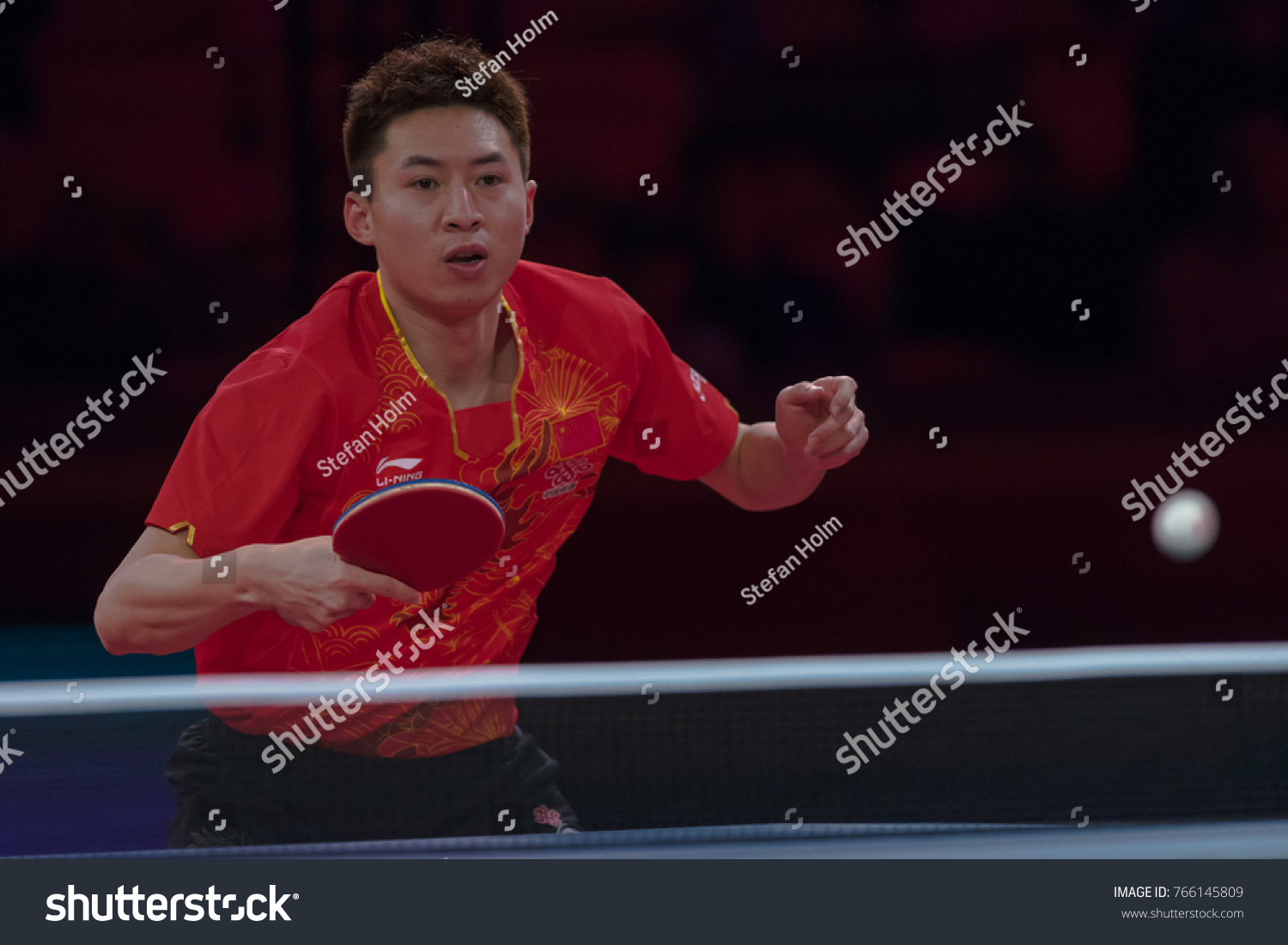 88 Fang Bo Images Stock Photos Vectors Shutterstock   Stock Photo Stockholm Sweden Nov Table Tennis Match Between Fang Bo China And Koki Niwa Japan 766145809 