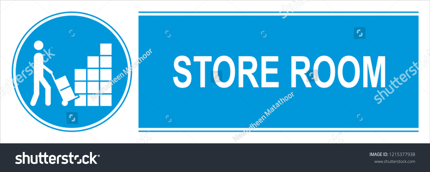 Store Room Sign Symbol Stock Illustration 1215377938 Shutterstock   Stock Photo Store Room Sign Symbol 1215377938 