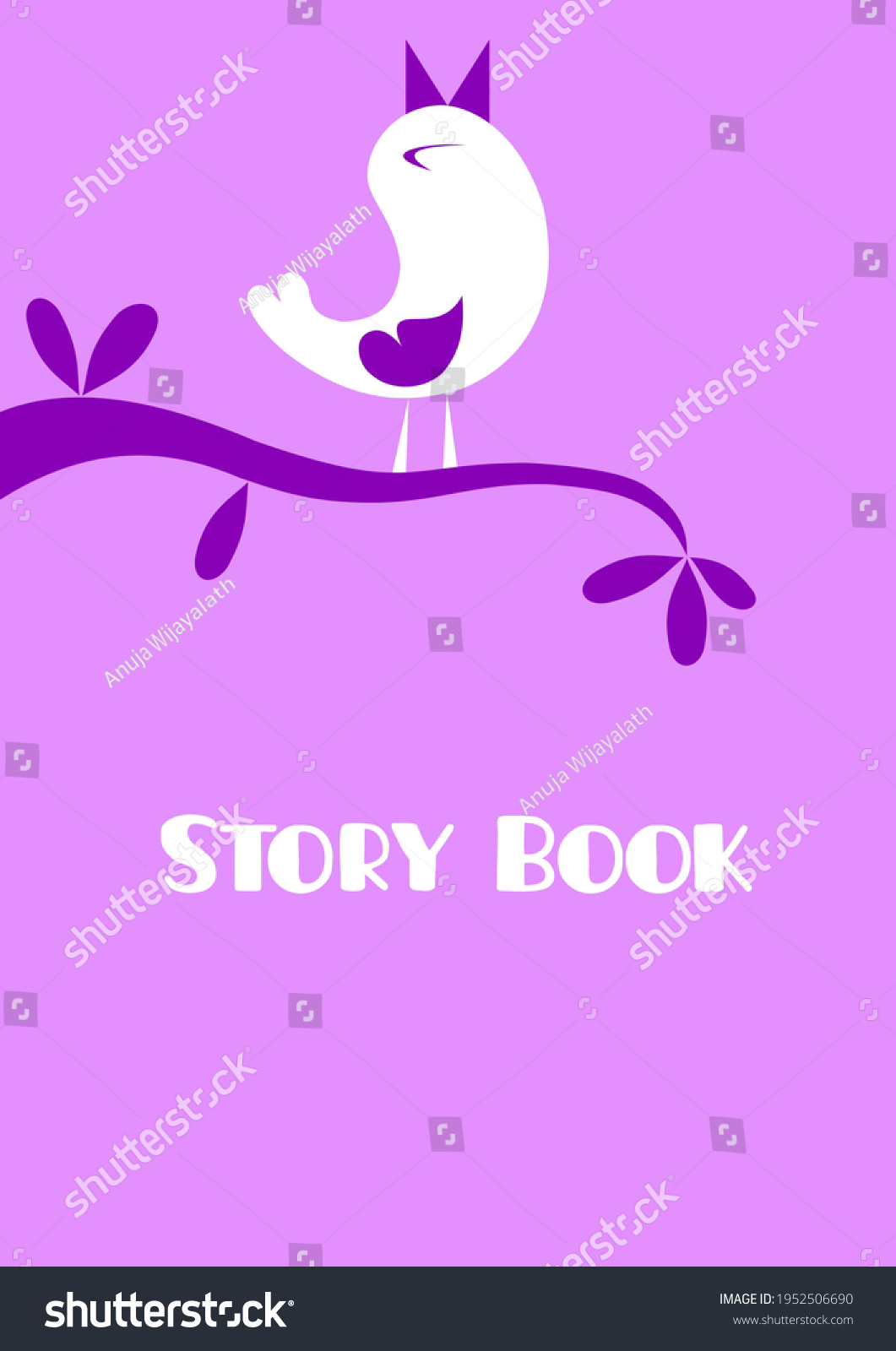 story-book-cover-page-babies-every-stock-illustration-1952506690