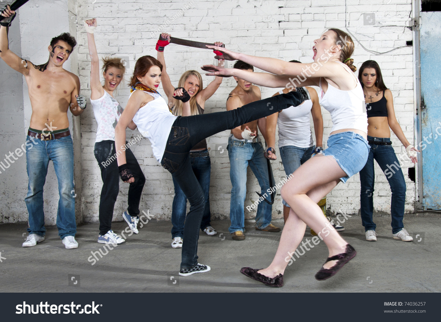 Girl fight www Paroles et