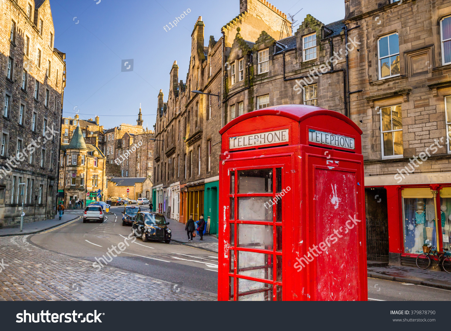 Royal Mile Edinburgh Street View Street View Historic Royal Mile Edinburgh Stock Photo 379878790 |  Shutterstock