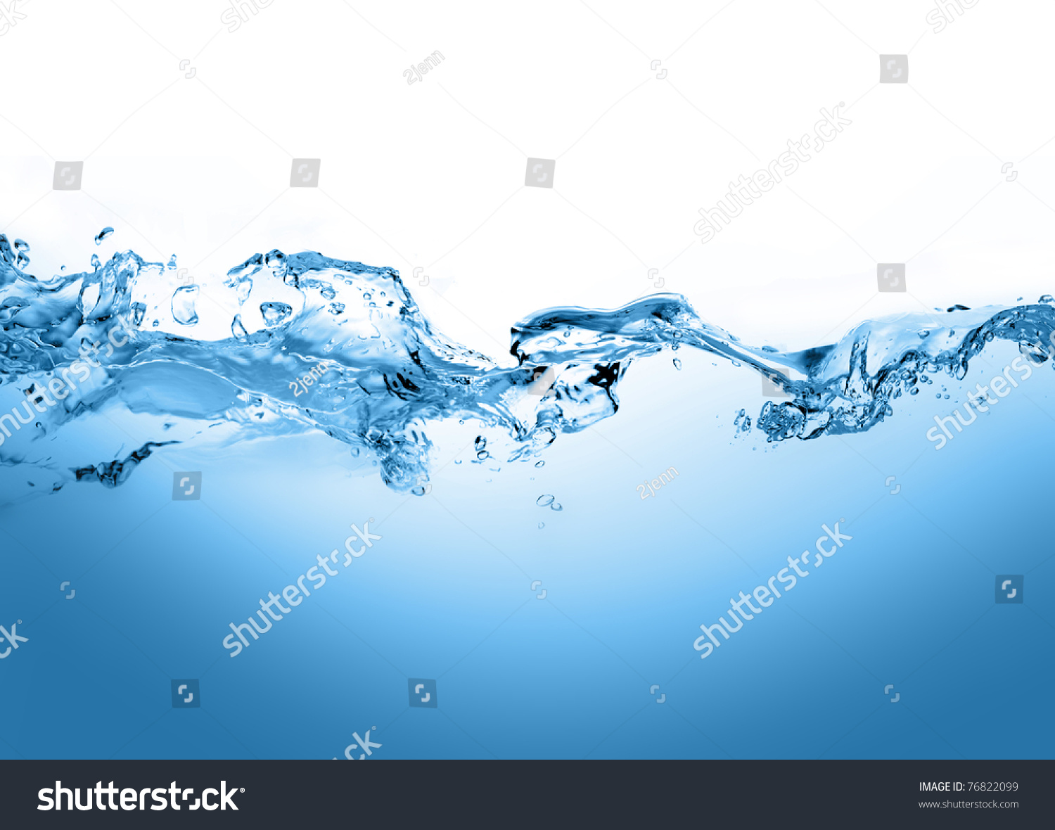 Strong Water Splashing Stock Photo 76822099 : Shutterstock