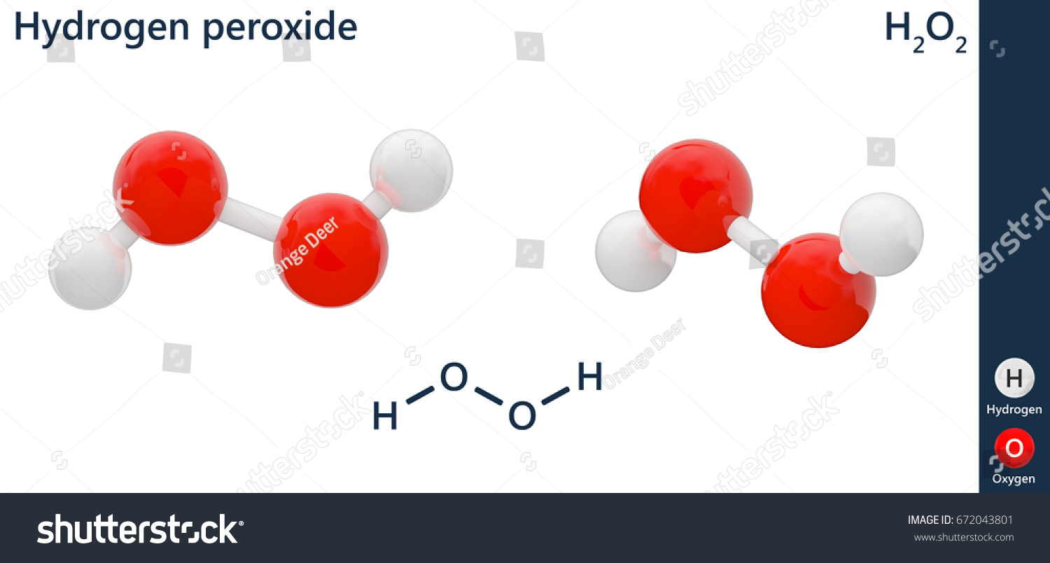 Structural Chemical Formula Molecular Structure Hydrogen Stock Illustration