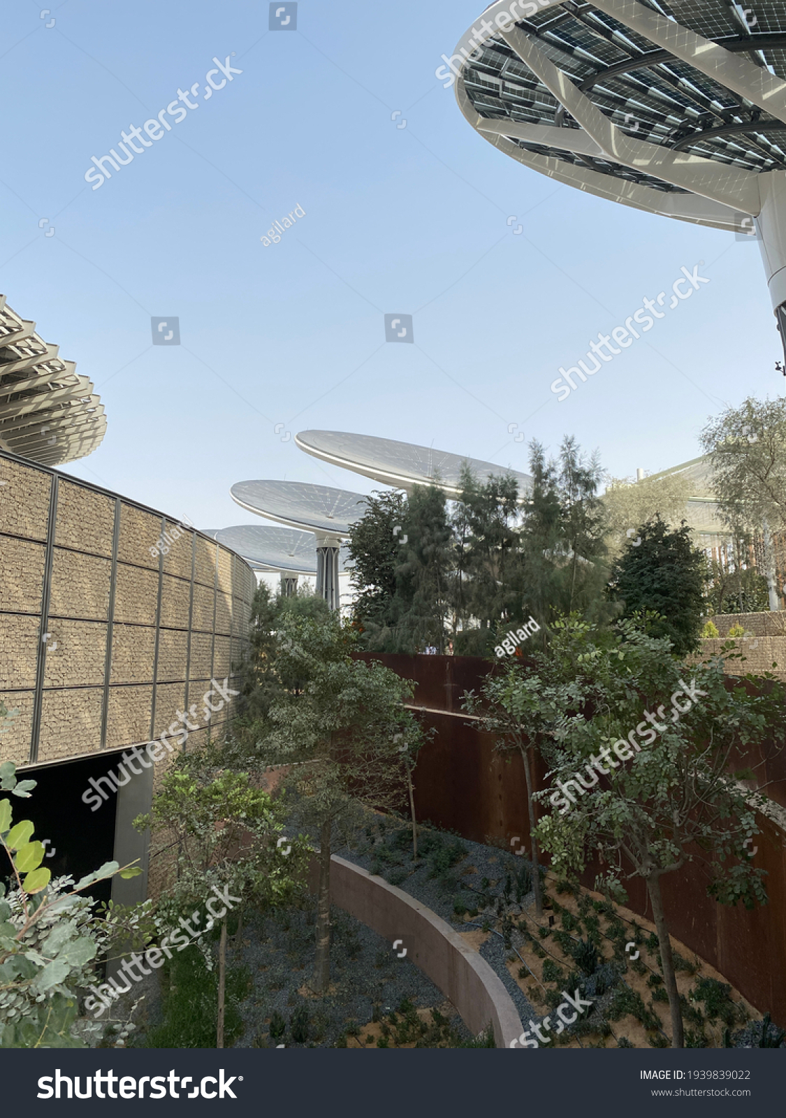 Structures Sustainability Pavilion Dubai Expo 2020 Stock Photo