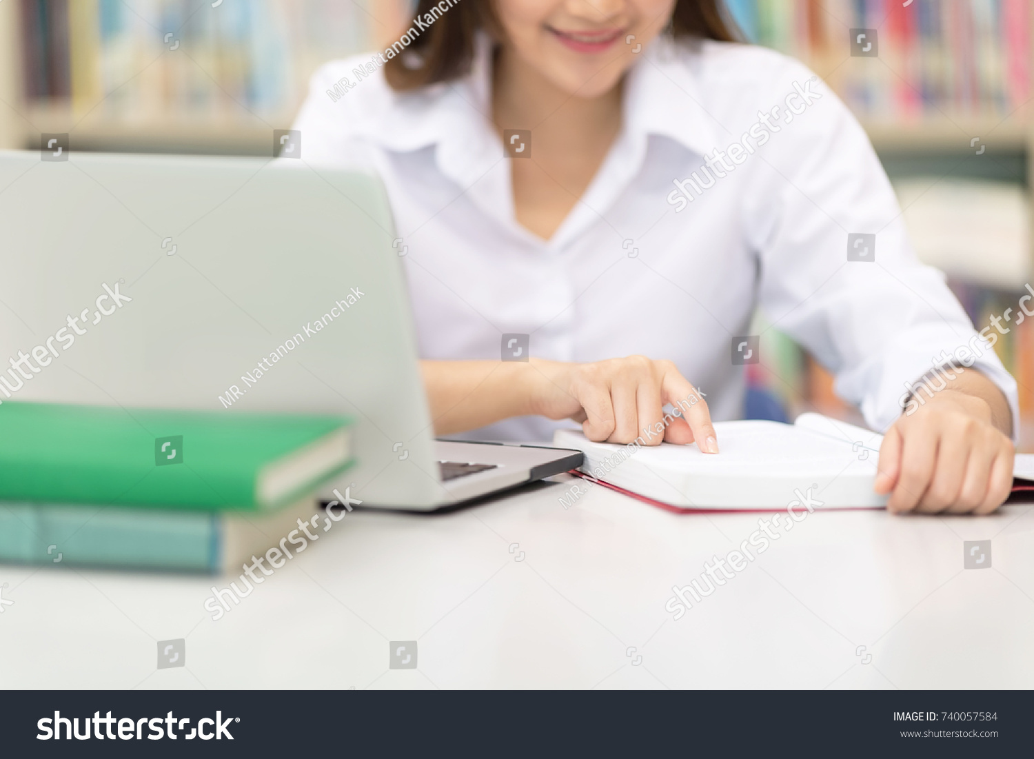 Student Library University Young Educated Young Stock Photo Edit
