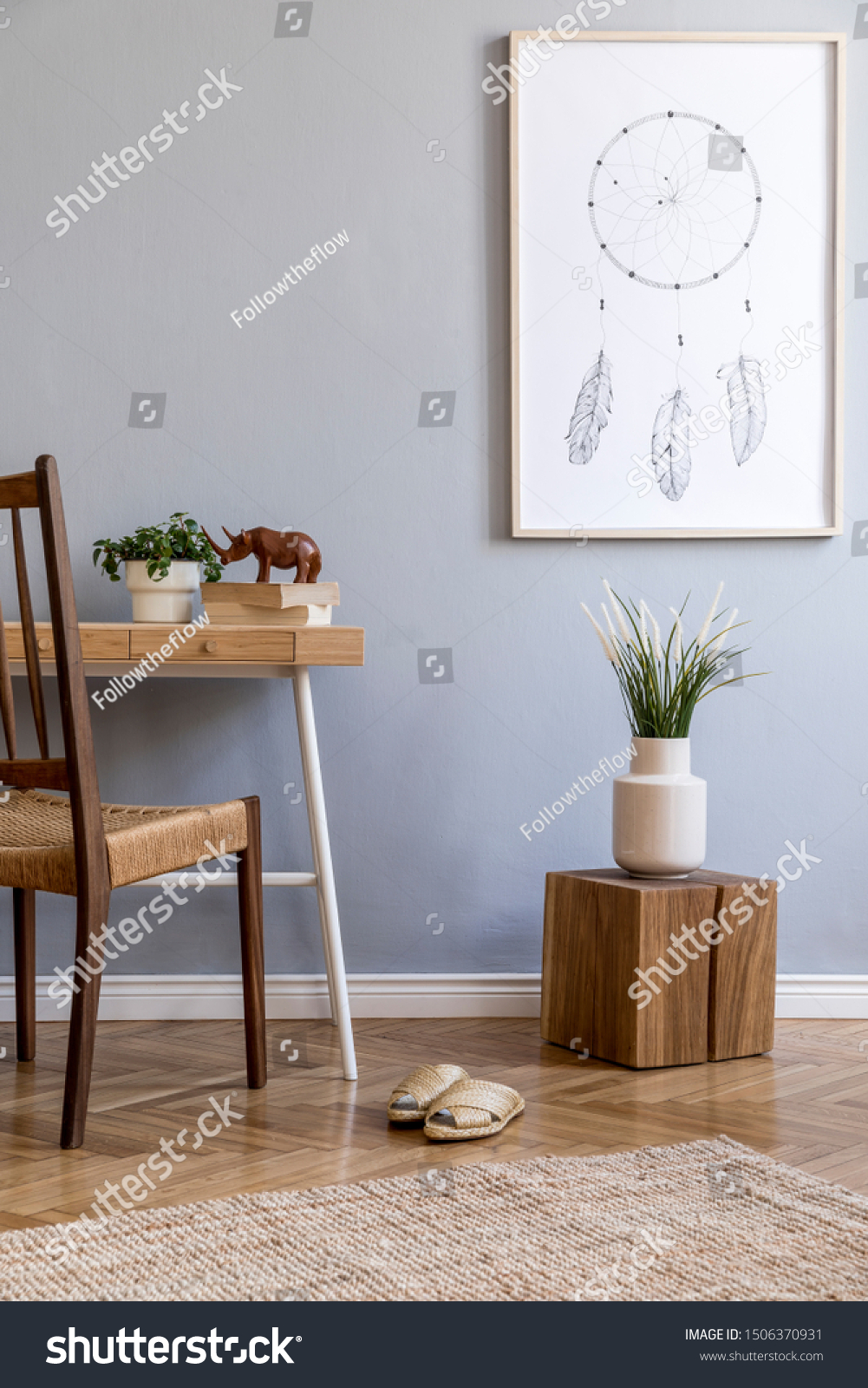 Stylish Bohemian Interior Design Living Room Stock Photo Edit Now 1506370931