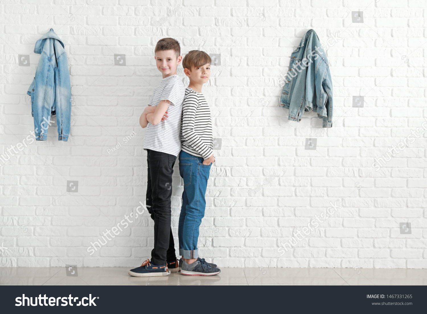 boys in white jeans