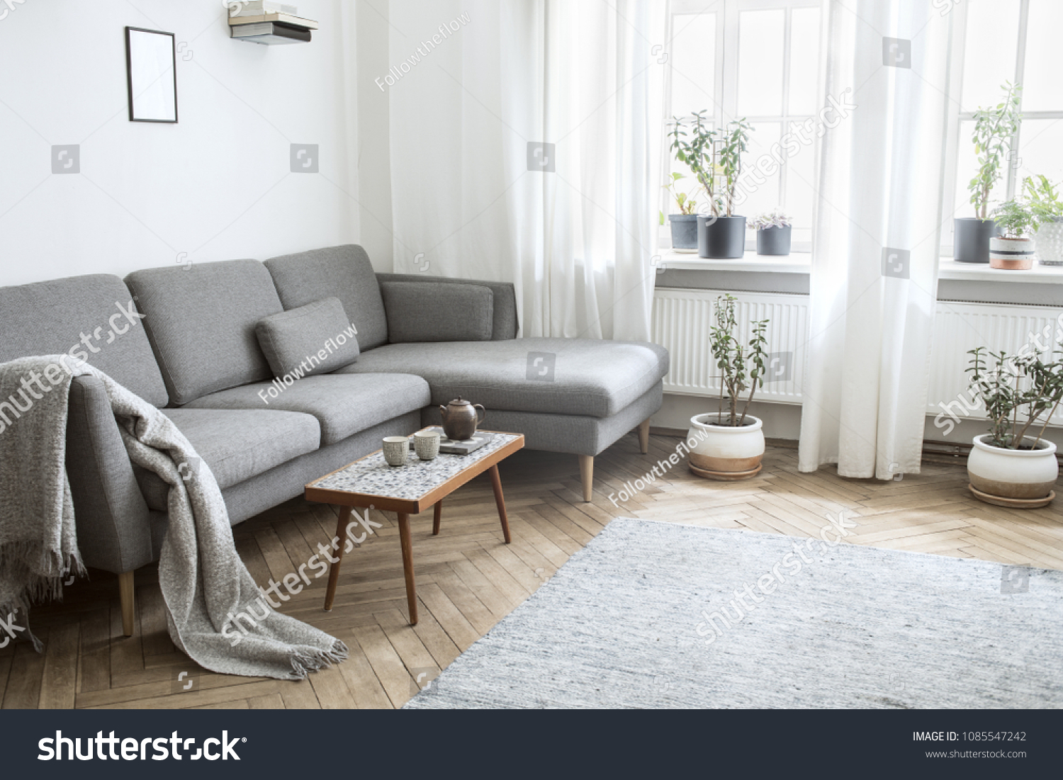Stylish Scandinavian Interior Living Room Small Interiors Stock Image 1085547242,Bedroom Asian Paints Interior Design