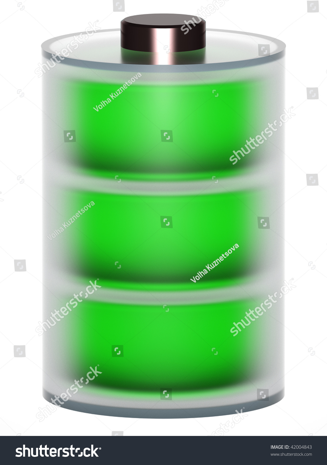 Stylized Full Battery Stock Photo 42004843 : Shutterstock