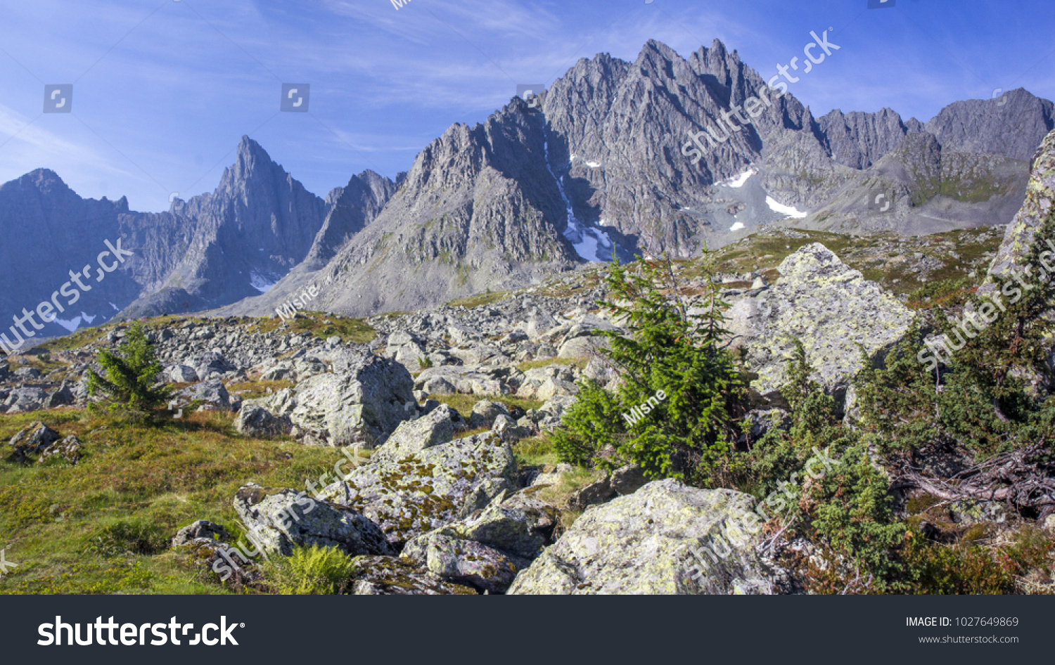 Ural Mountains Images Stock Photos Vectors Shutterstock   Stock Photo Subpolar Urals Sablya Mnt Clear Water Of Mountain Lakes And Rivers Old Stones Moss Lichens 1027649869 