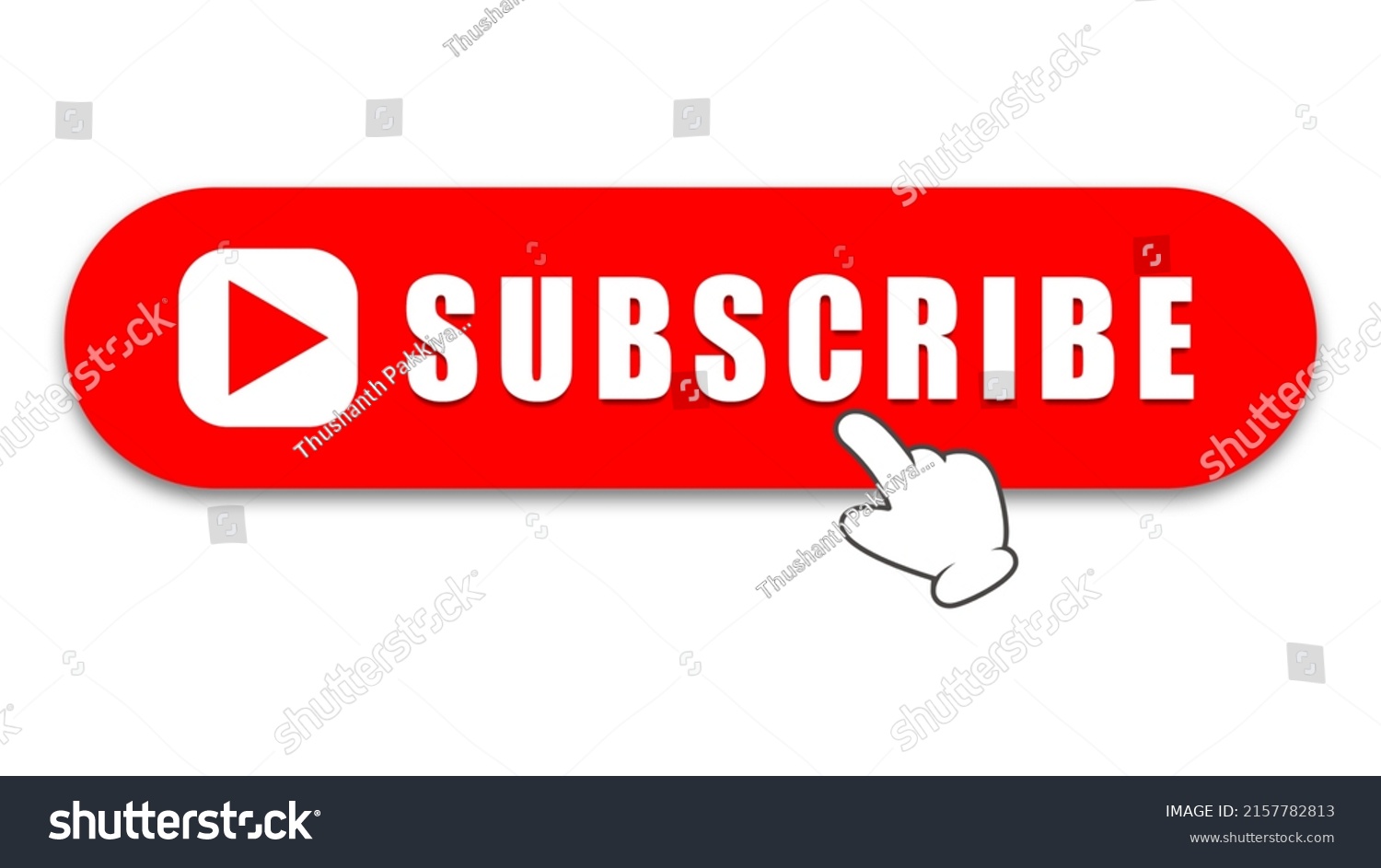 Subscribe Button Mouse Pointer Illustration Stock Illustration ...