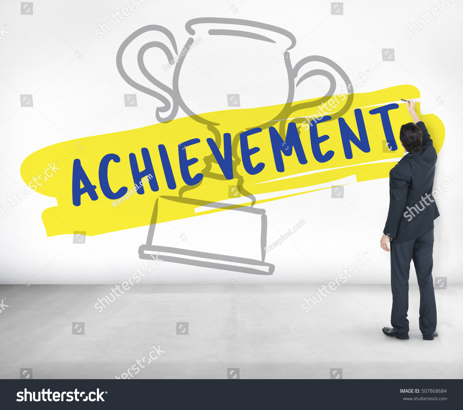 Success Award Trophy Graphic Concept Stock Photo (edit Now) 507868684