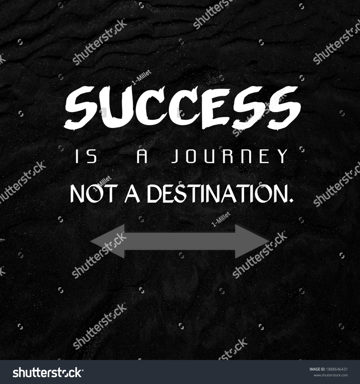 Success Journey Not Destination Stock Illustration 1888646431 