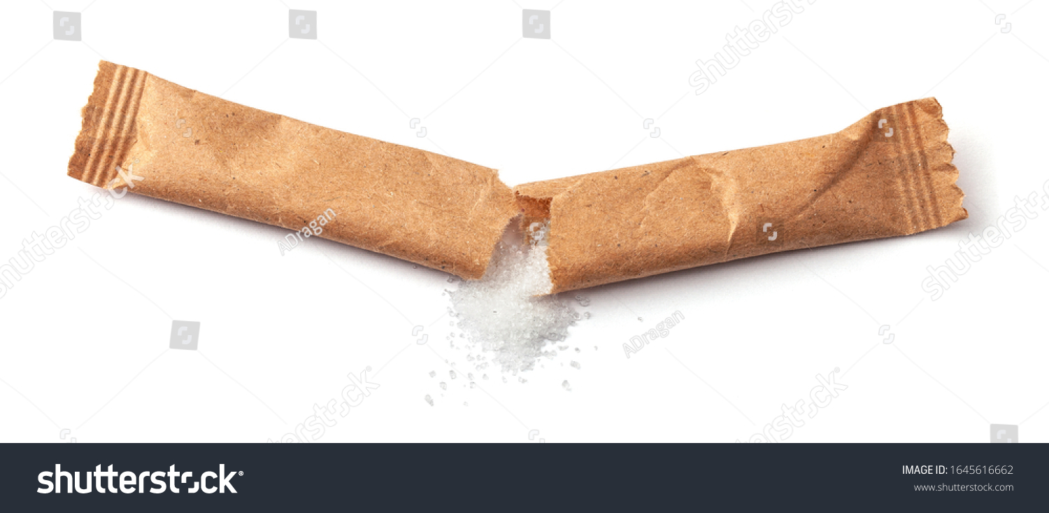 Download Sugar Stick Torn Half Sugar Paper Stock Photo Edit Now 1645616662