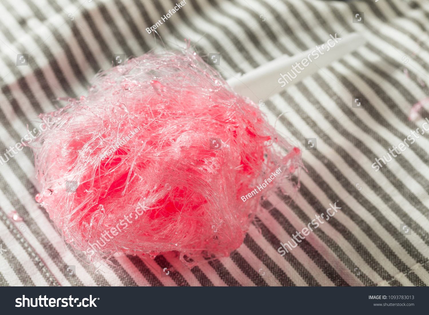 Sugary Pink Homemade Cotton Candy Floss Stock Photo Edit Now