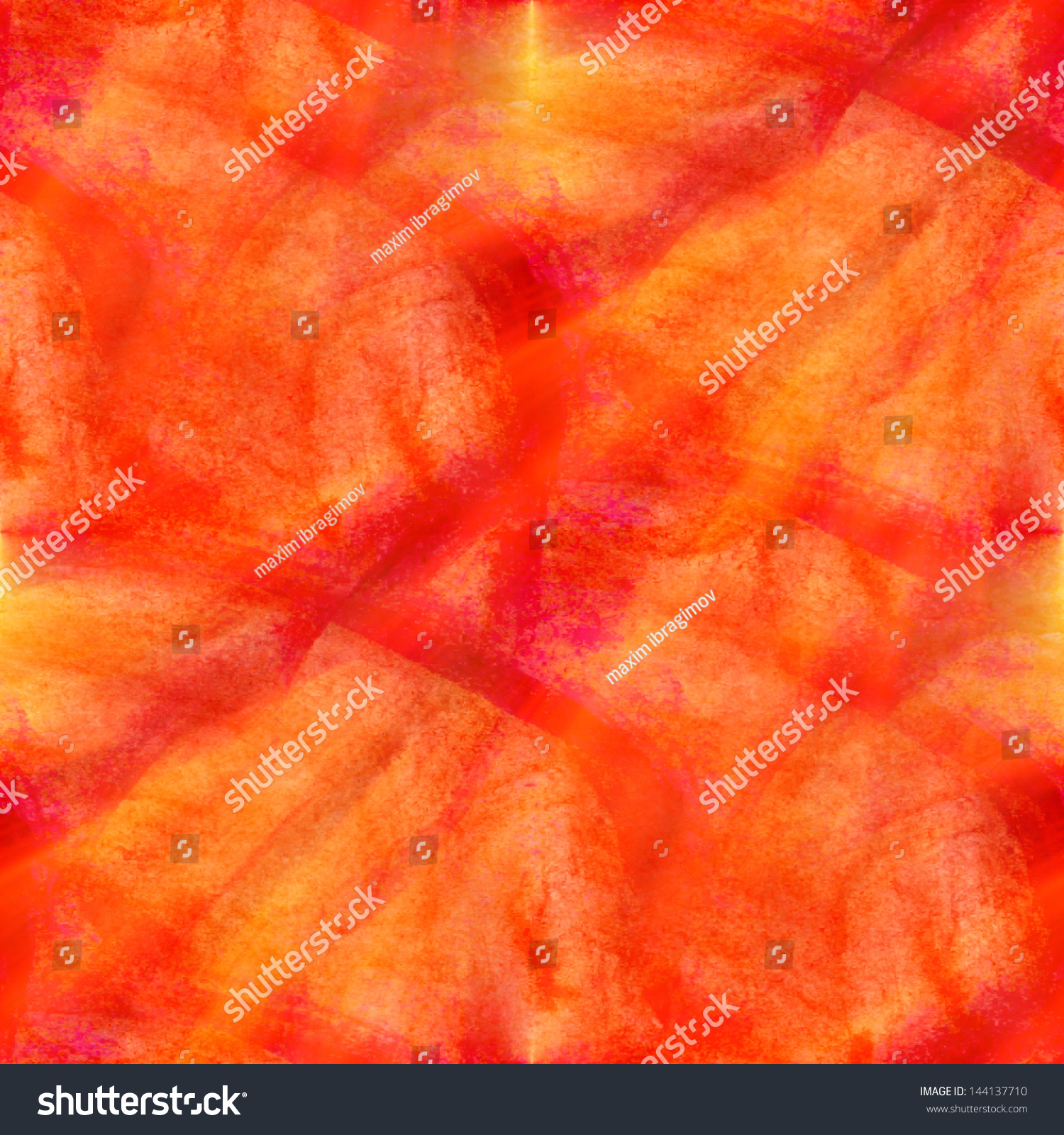 Sunlight Art Watercolor Red Background Abstract Stock Illustration ...