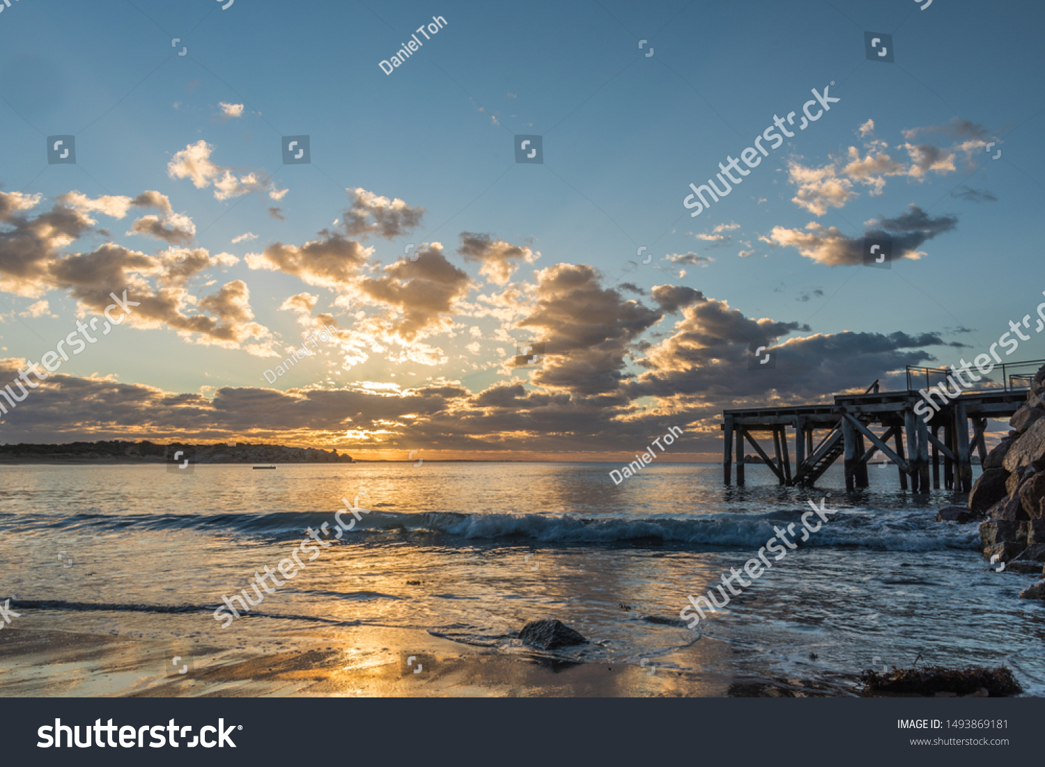 Sunrise Over Horseshoe Bay Port Elliot Stock Photo Edit Now