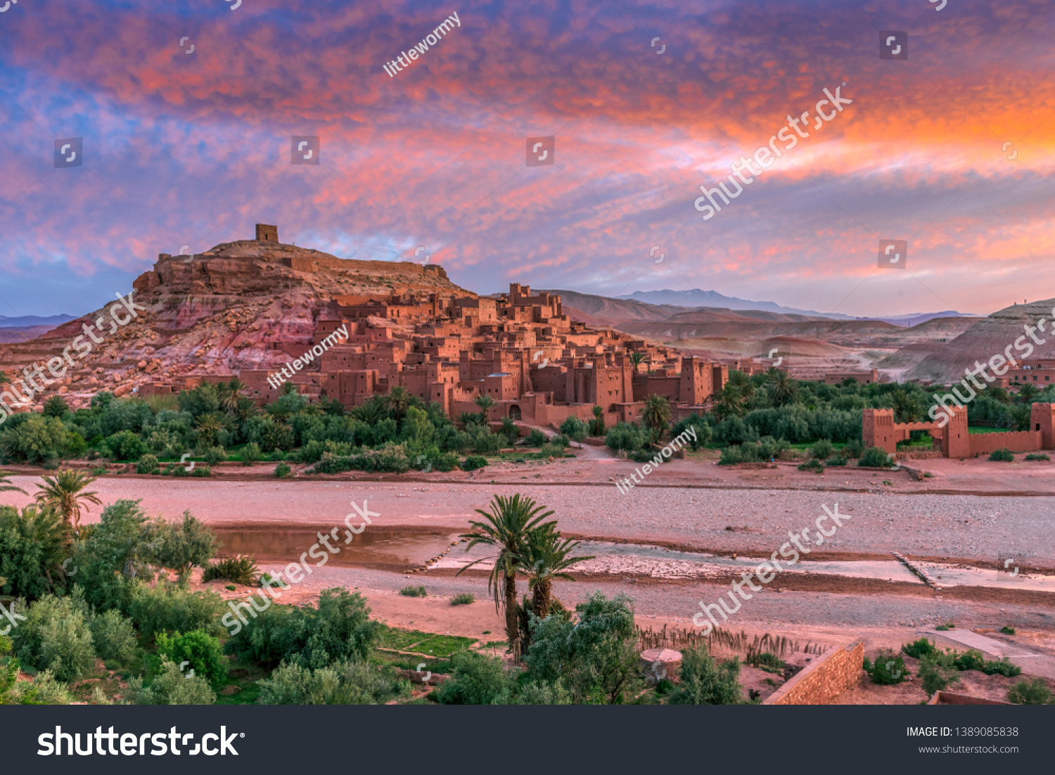 Sunrise Time Ksar Ait Ben Haddou Stock Photo (Edit Now) 1389085838