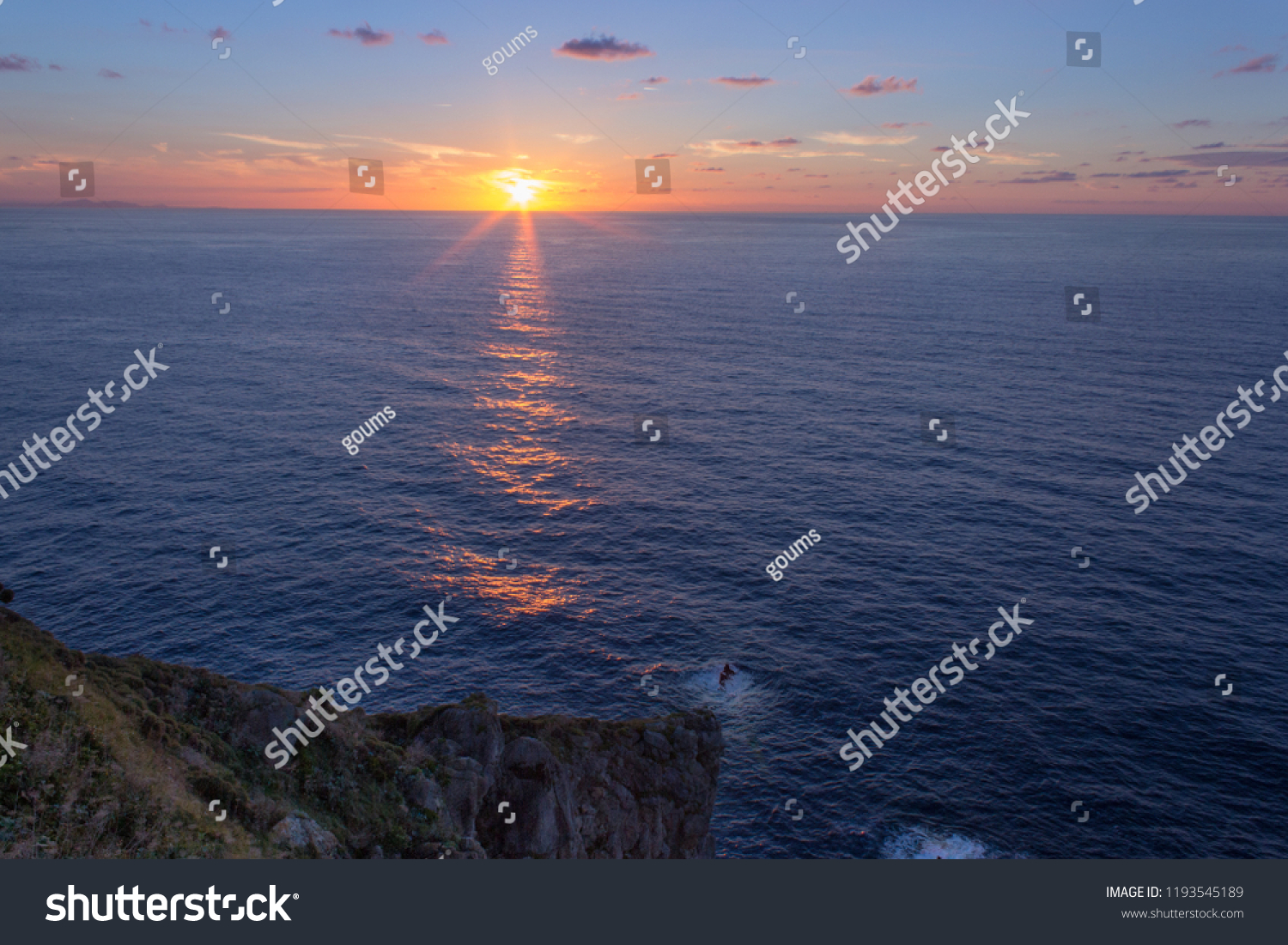 Sunset San Juan De Gaztelugatxe Stock Photo (Edit Now) 1193545189