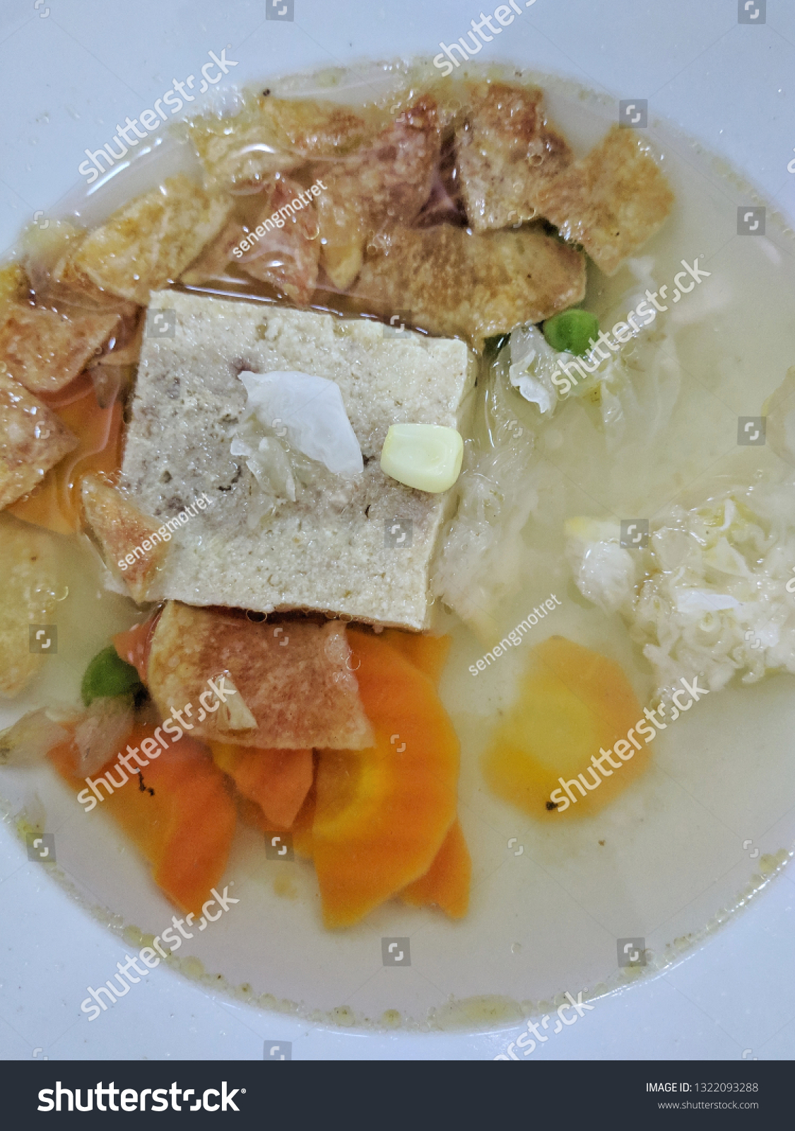 Sup Matahari Indonesian Culinary Food Usually Stock Photo Edit Now 1322093288