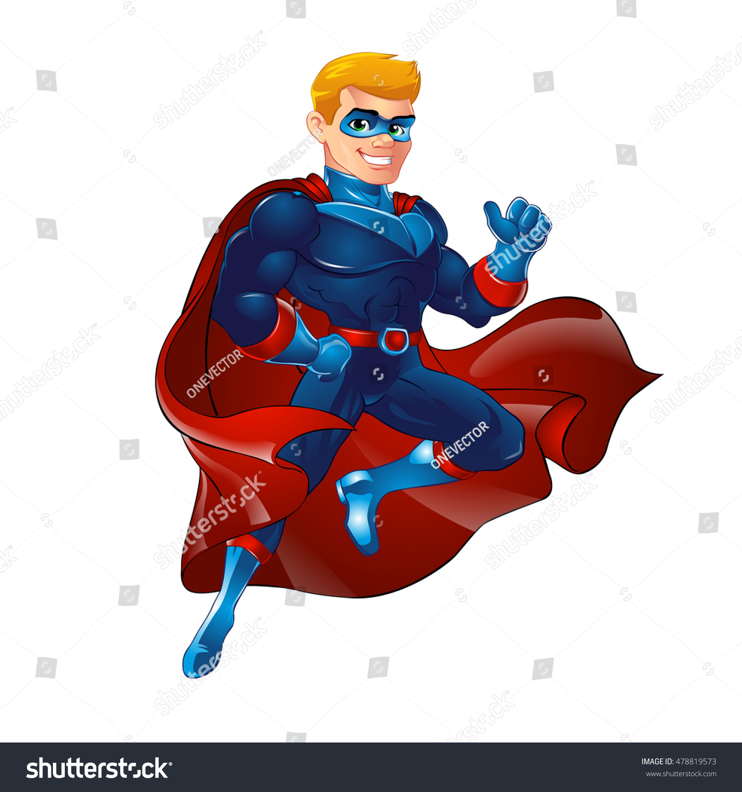 Superhero Flying. Superhero In Action Stock Photo 478819573 : Shutterstock