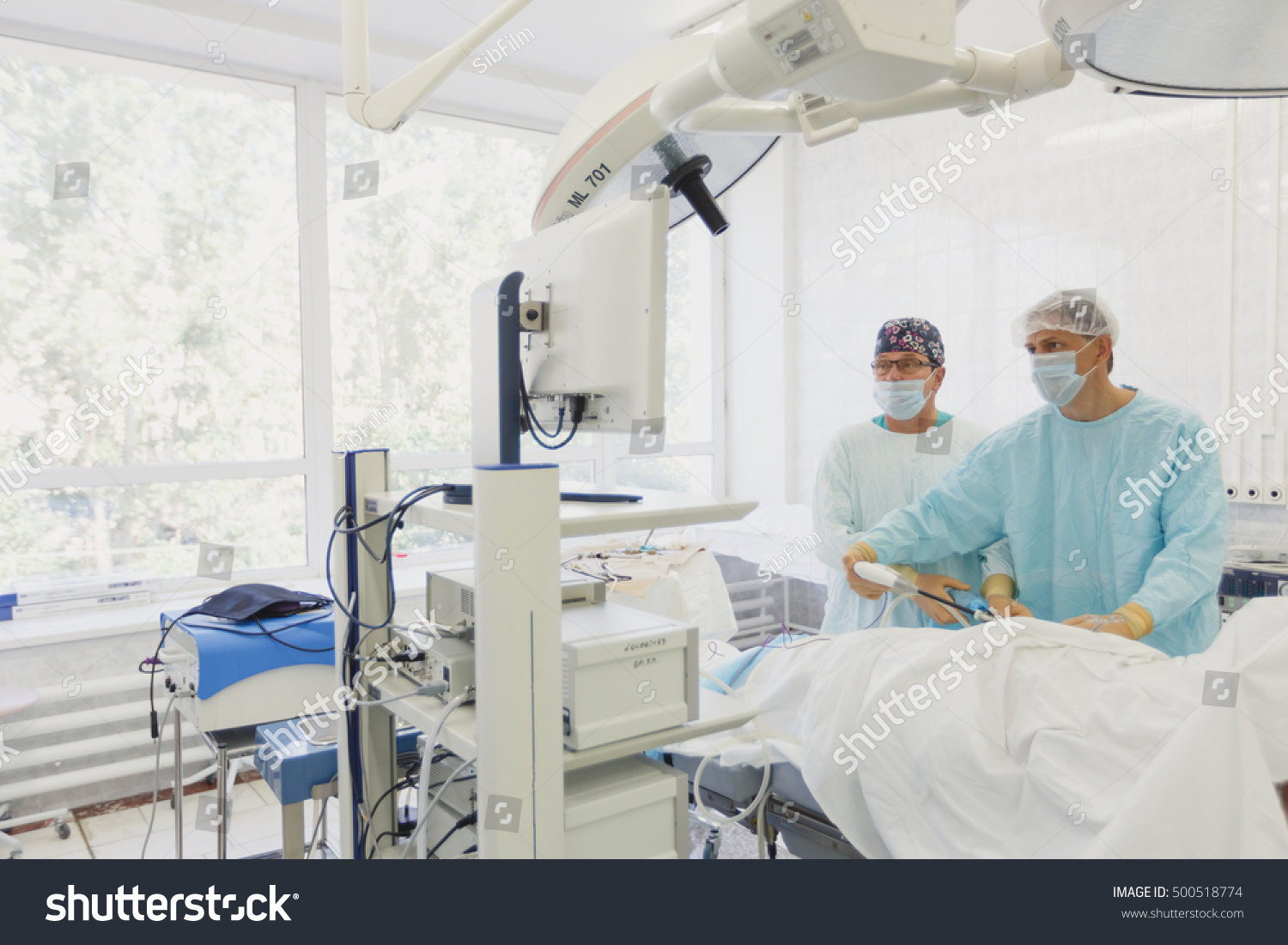 Surgeons Team Preforming Operation Hospital Operating Stock Photo Edit Now