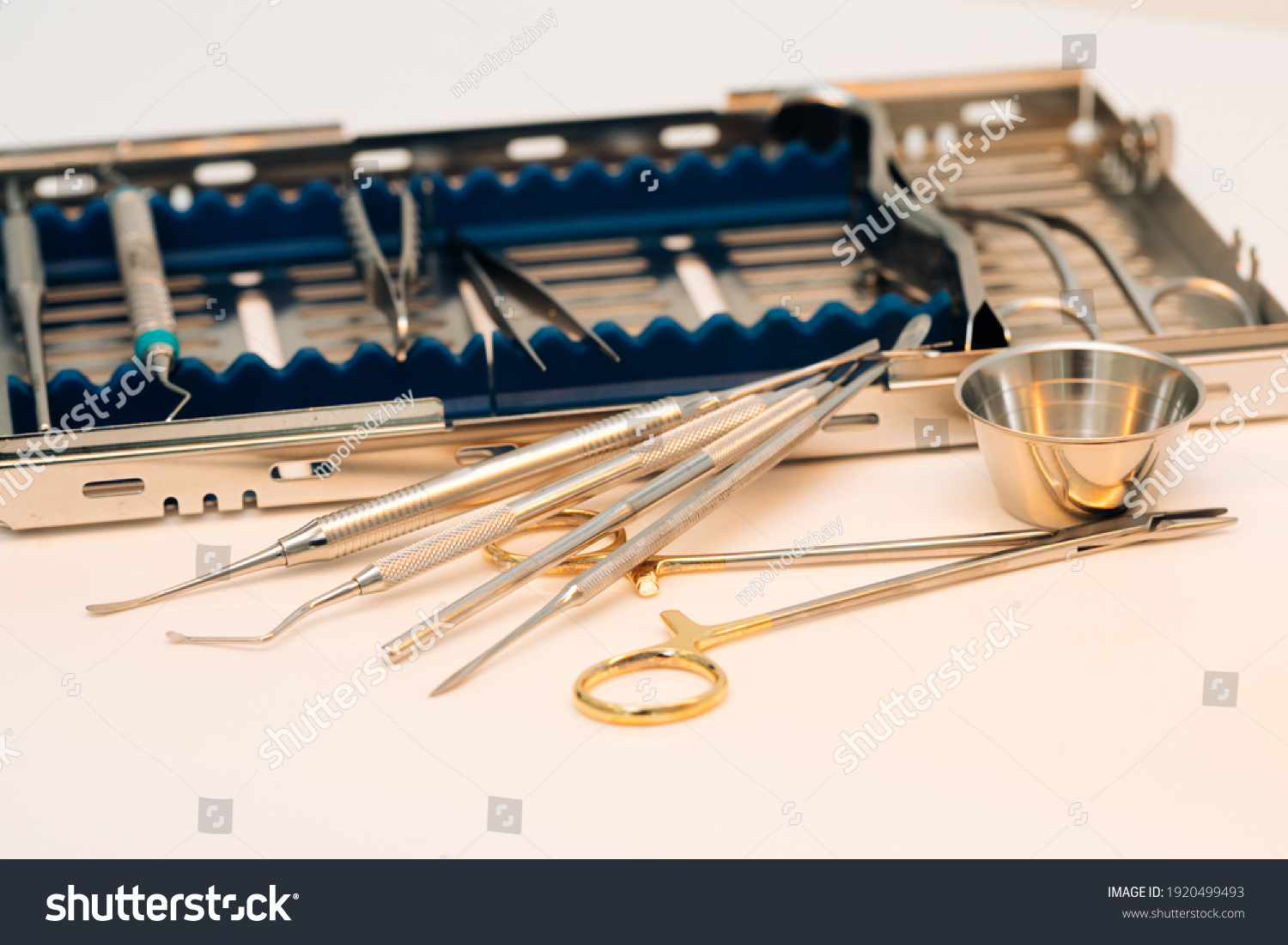 Surgical Kit Instruments Used Dental Implantology Stock Photo (Edit Now